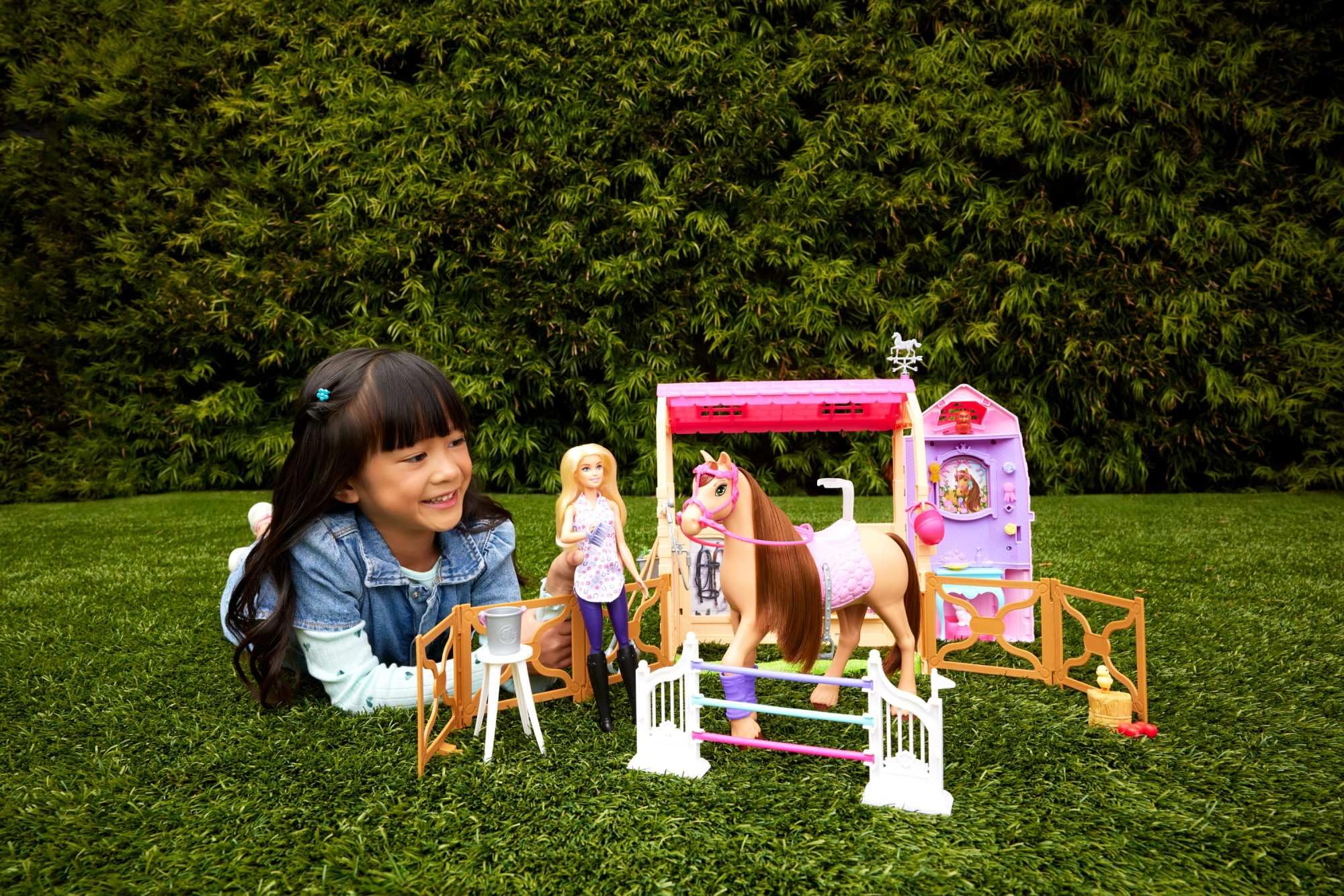 Barbie Ultimate Stable Playset with Doll, Horse & 25+ Accessories | Ages 3+ 2