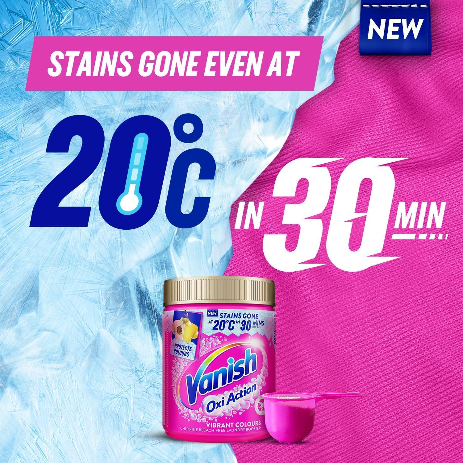 Vanish Gold Oxi Action Stain Remover and Laundry Booster Powder for Colours 1.41kg 13