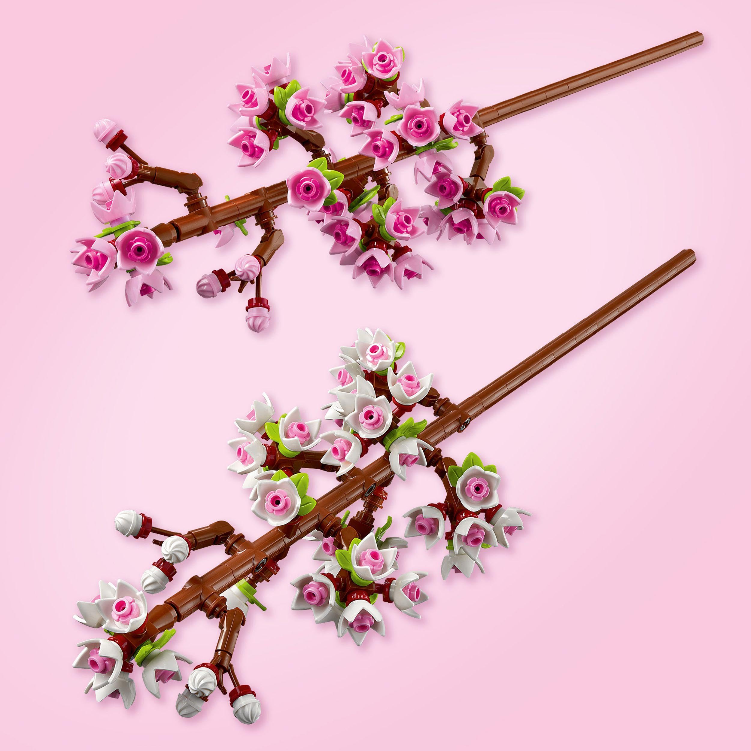 LEGO Cherry Blossoms Building Set 40725 - Spring Flower Craft Kit 6