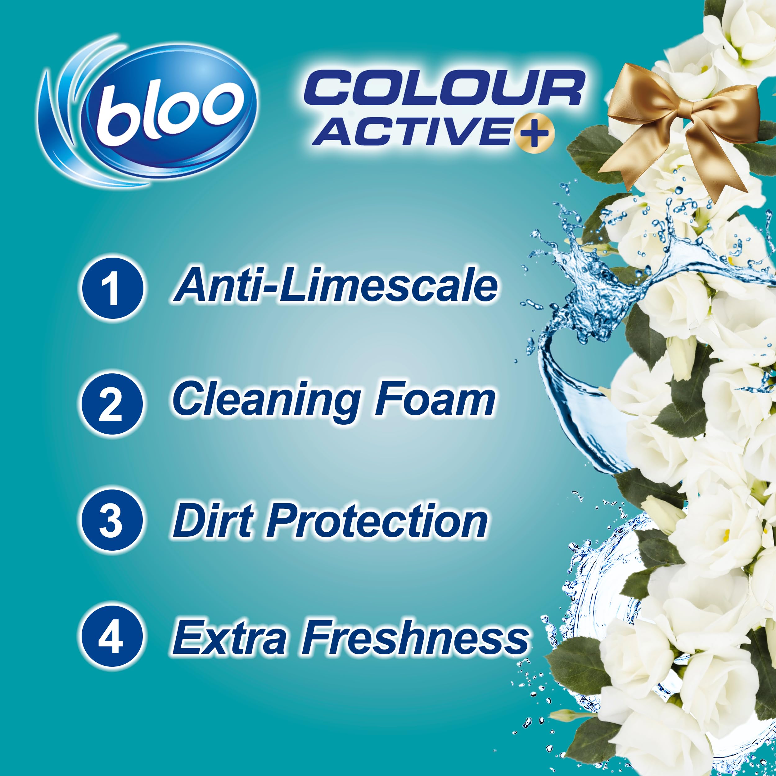 Bloo - Limited Edition Toilet Rim Block Lunar Bloom (3x50g) Clear Water 6