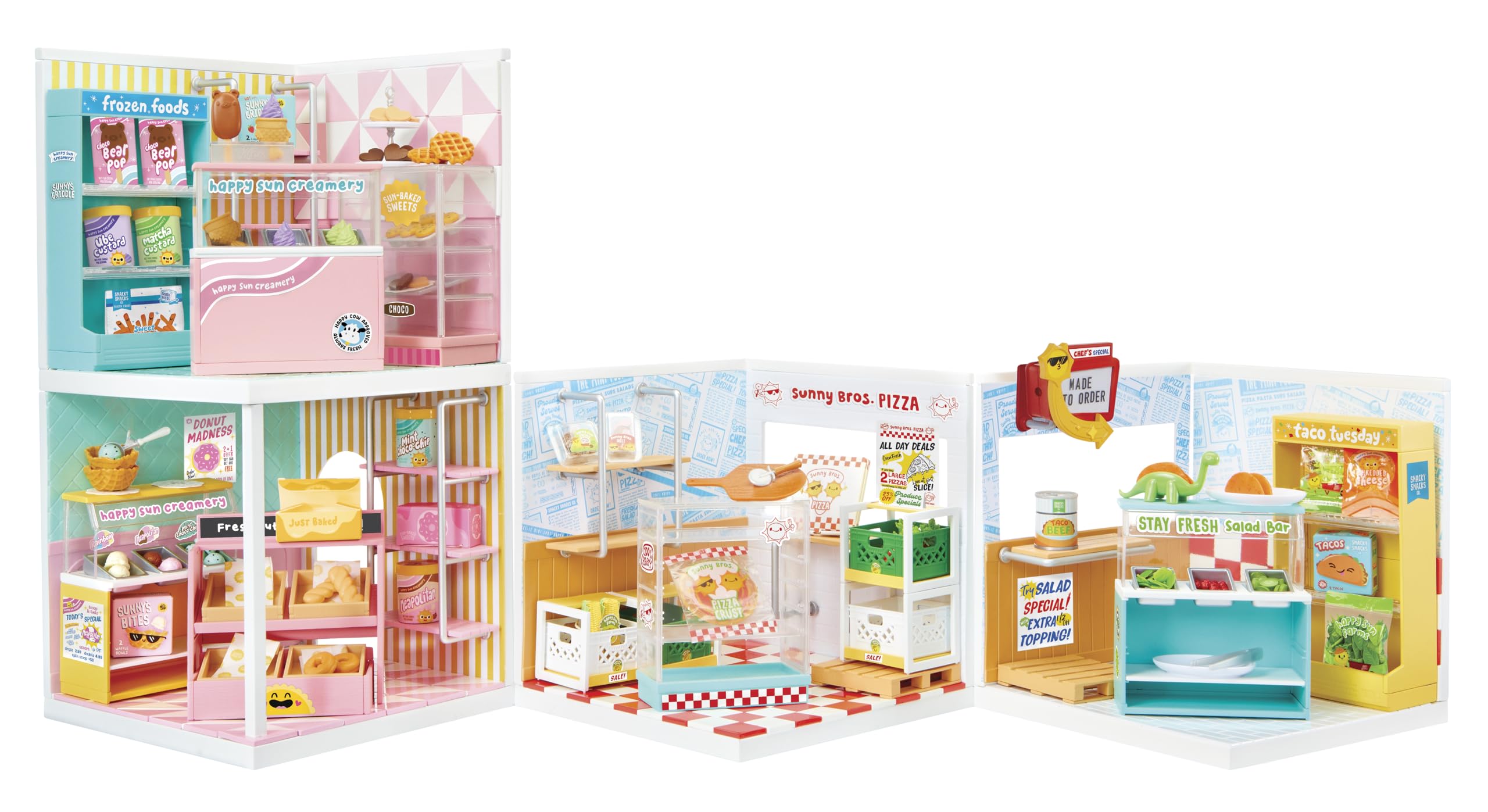 MGA's Miniverse Make It Mini Spaces Ice Cream Shop - Building Set for Kids 3+ 7