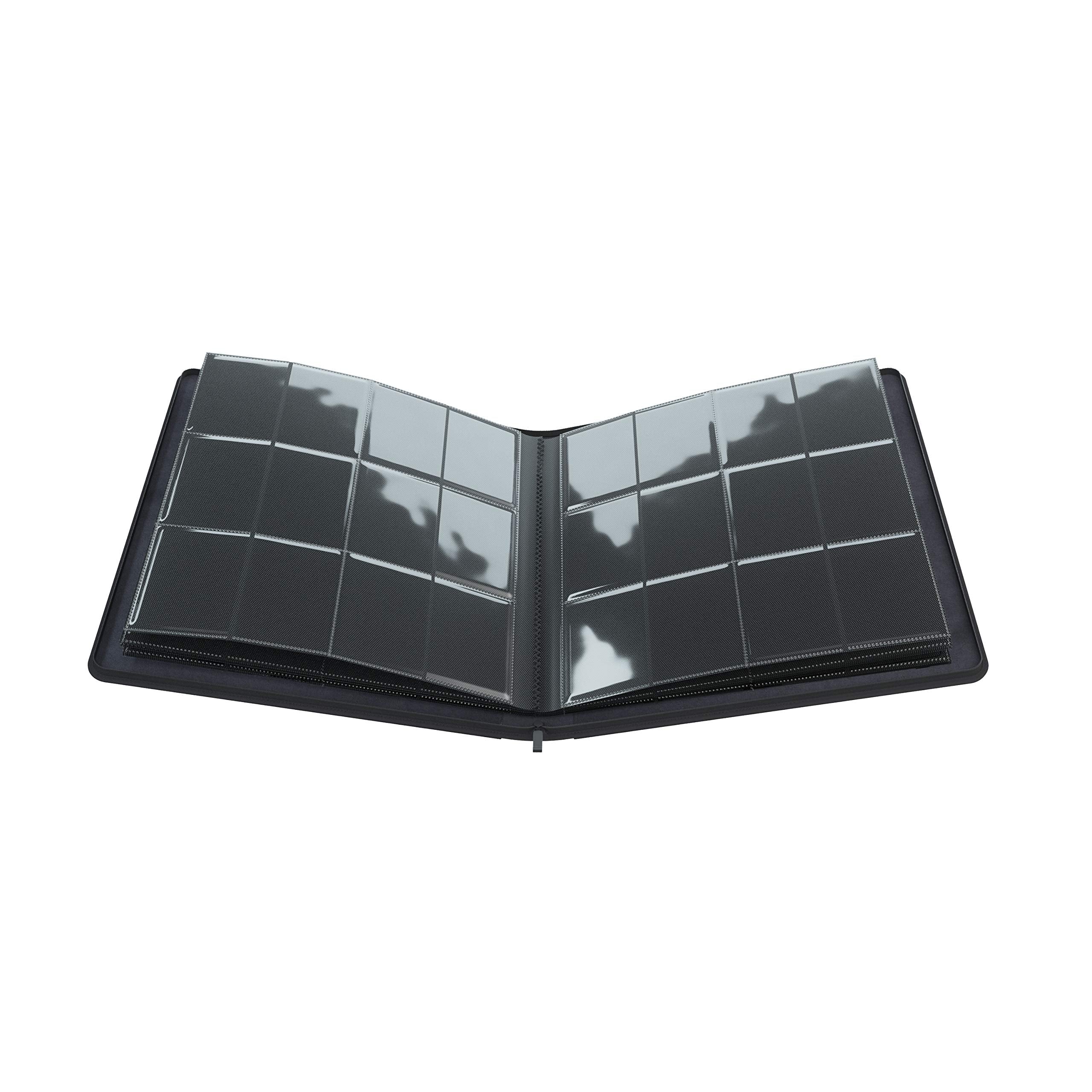 Gamegenic Zip-Up Album - 480 Card Capacity | Side-Loading Pockets | Black 5