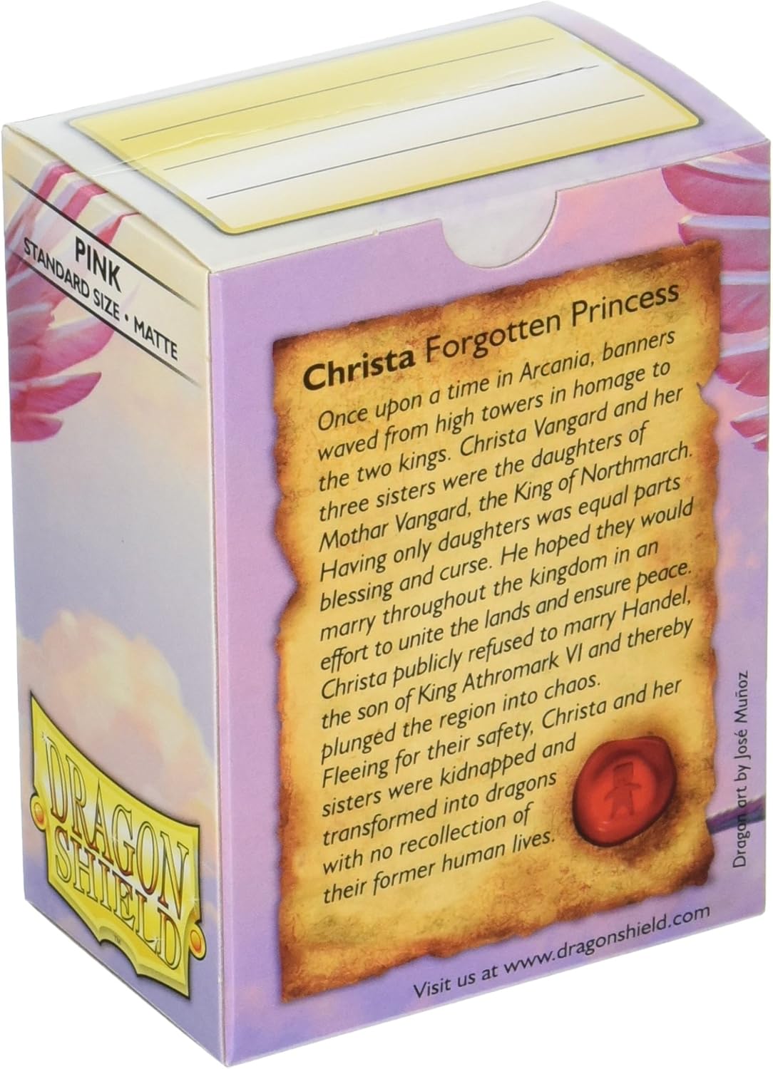 Dragon Shield Matte Pink Standard Size Card Sleeves (100 Pack) 3