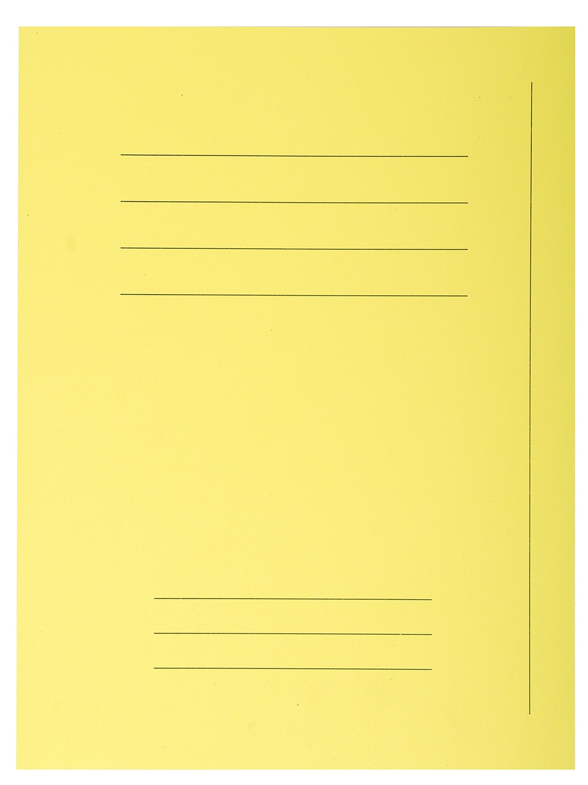 Exacompta Forever Printed Square Cut Folder - 50 Pack | A4 | 220 gsm Card | Assorted Colours 6