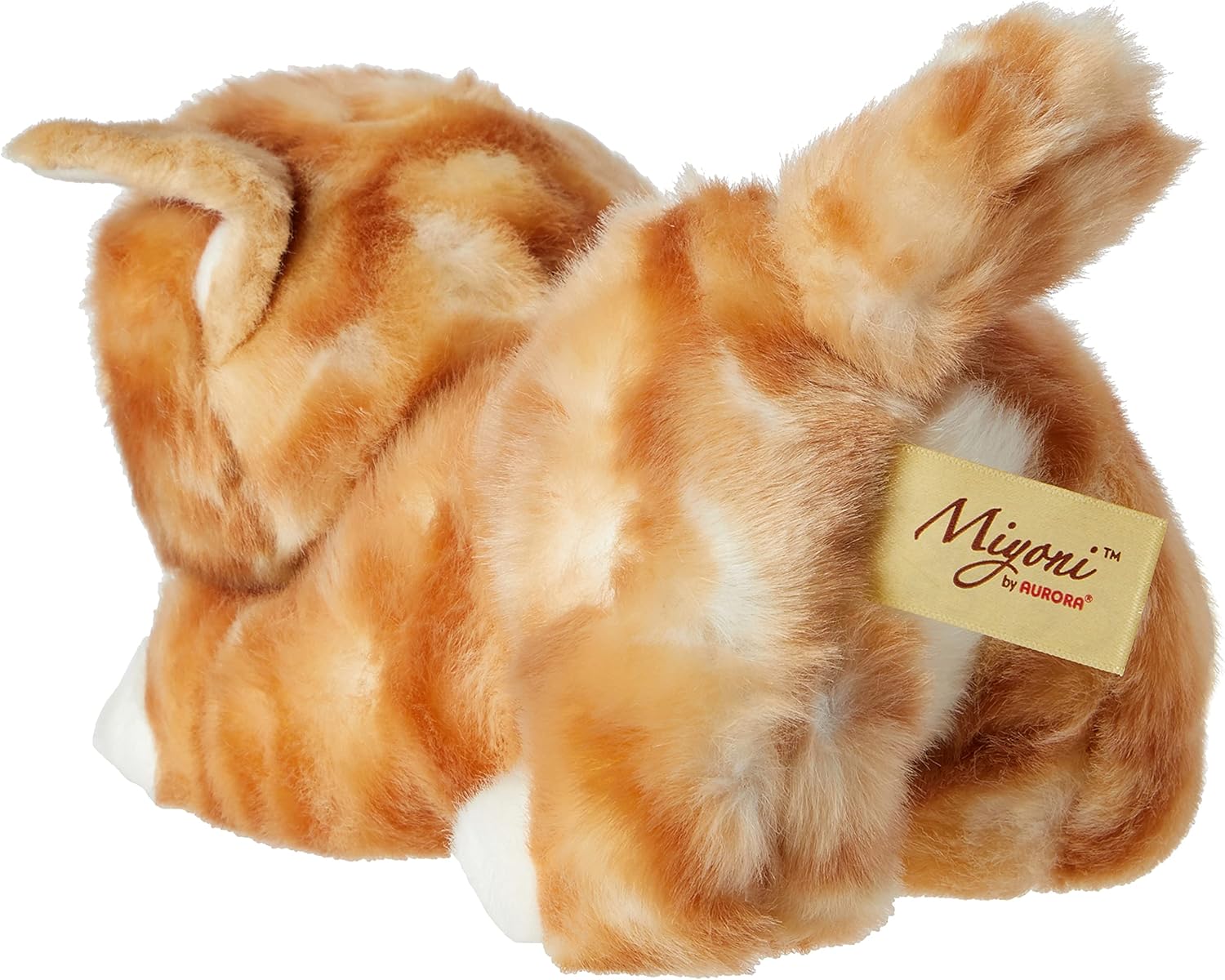 Aurora MiYoni Tots Tabby Cat Plush Toy - Soft Orange & White Stuffed Animal for Babies & Toddlers 4