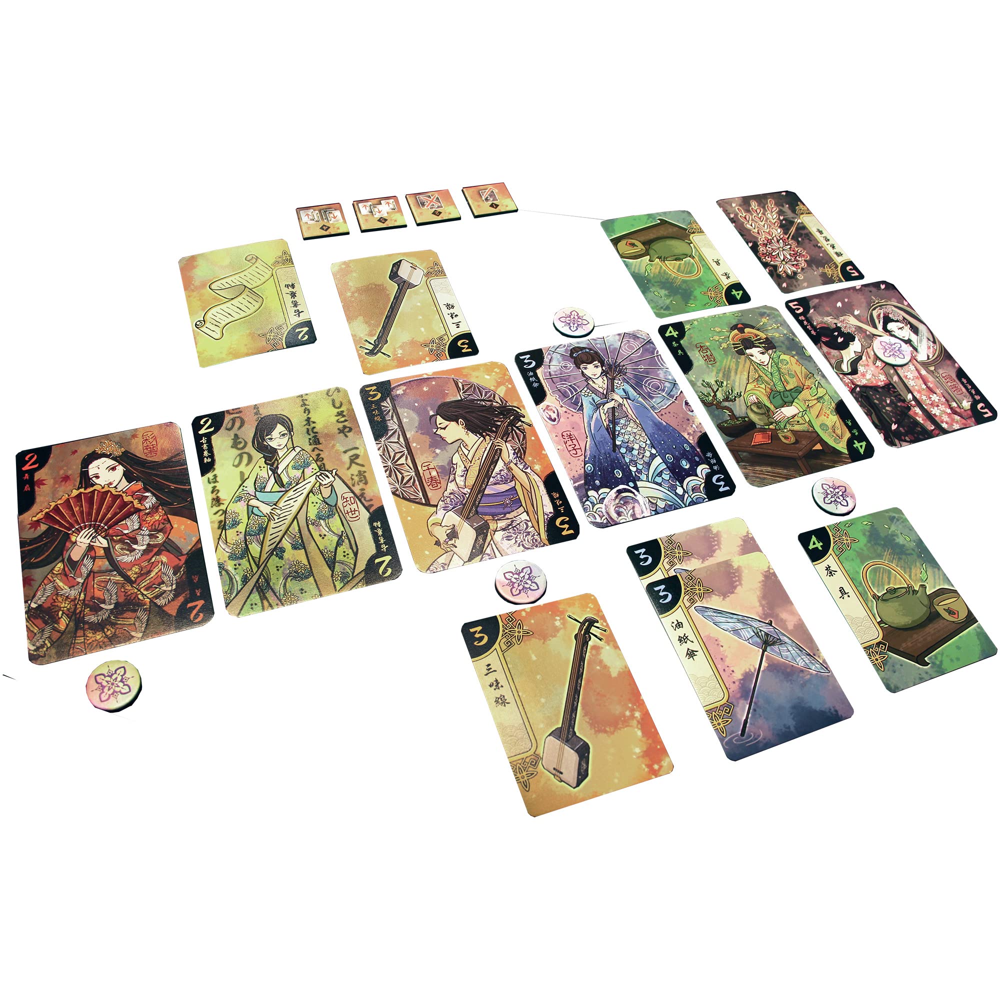 EmperorS4 Hanamikoji Board Game 8