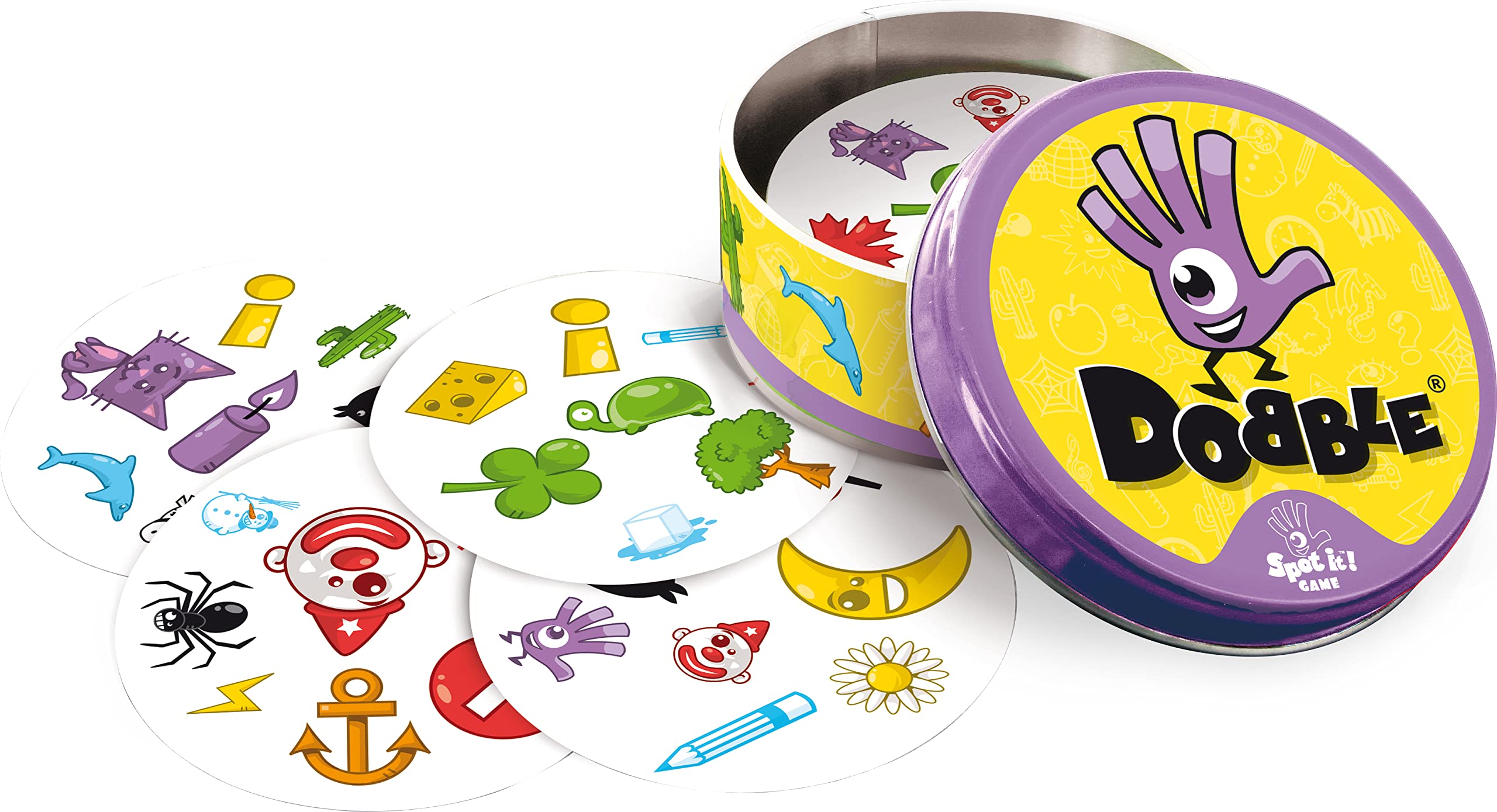Asmodee Dobble Card Game for 2-8 Players, Ages 6+, 15-Minute Playtime (Pack of 2) 5