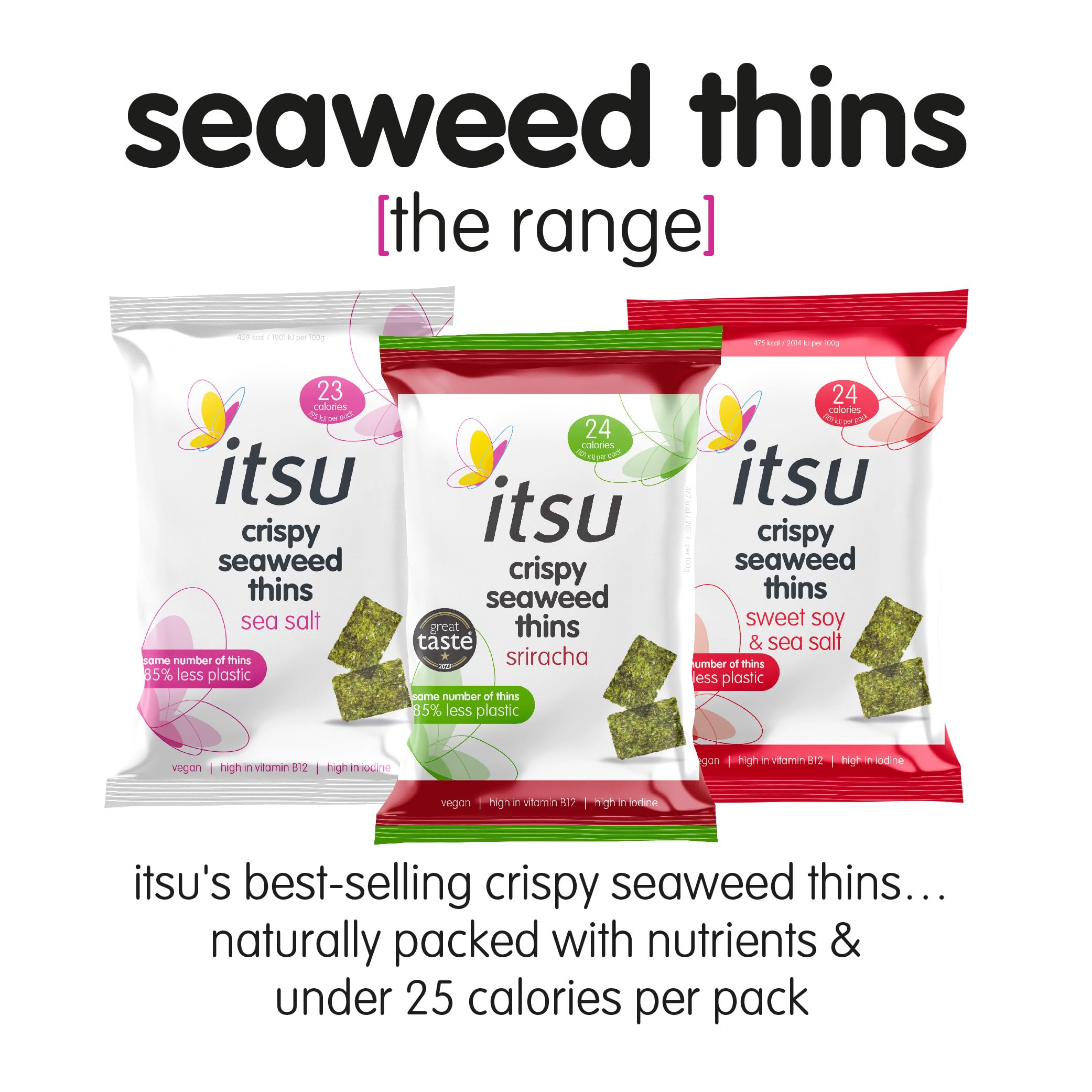 Itsu - Seaweed Thins Sweet Soy & Sea Salt 5g 20-Pack 4