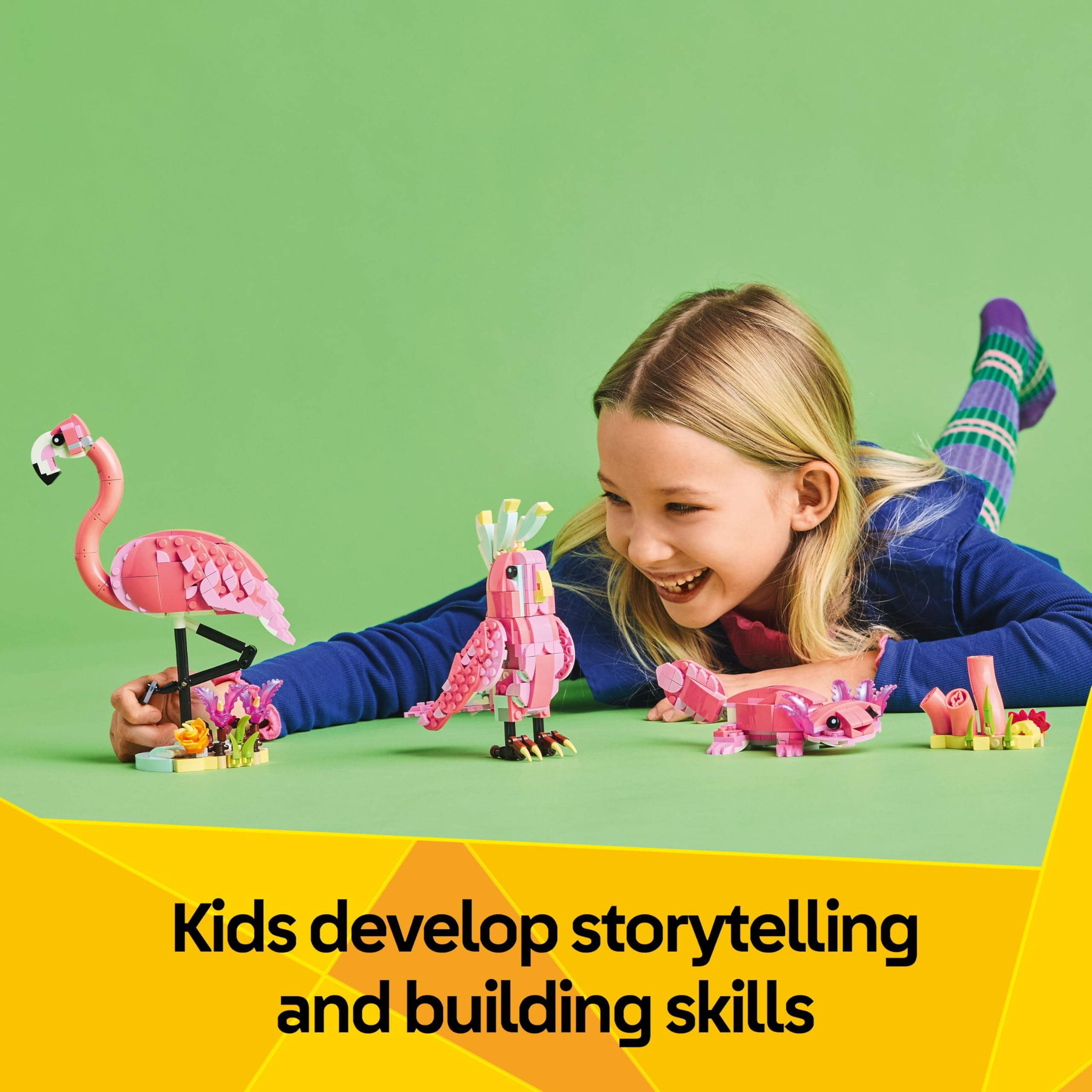 LEGO Creator 3in1 Wild Animals: Pink Flamingo Building Set - 3 Animal Models for Ages 8+ 5