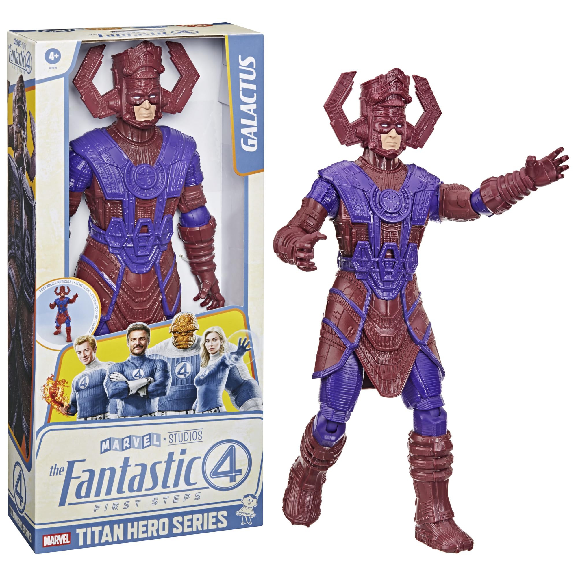 Marvel Titan Hero Series Galactus Action Figure - 30 cm Poseable Figure for Ages 4+ 18