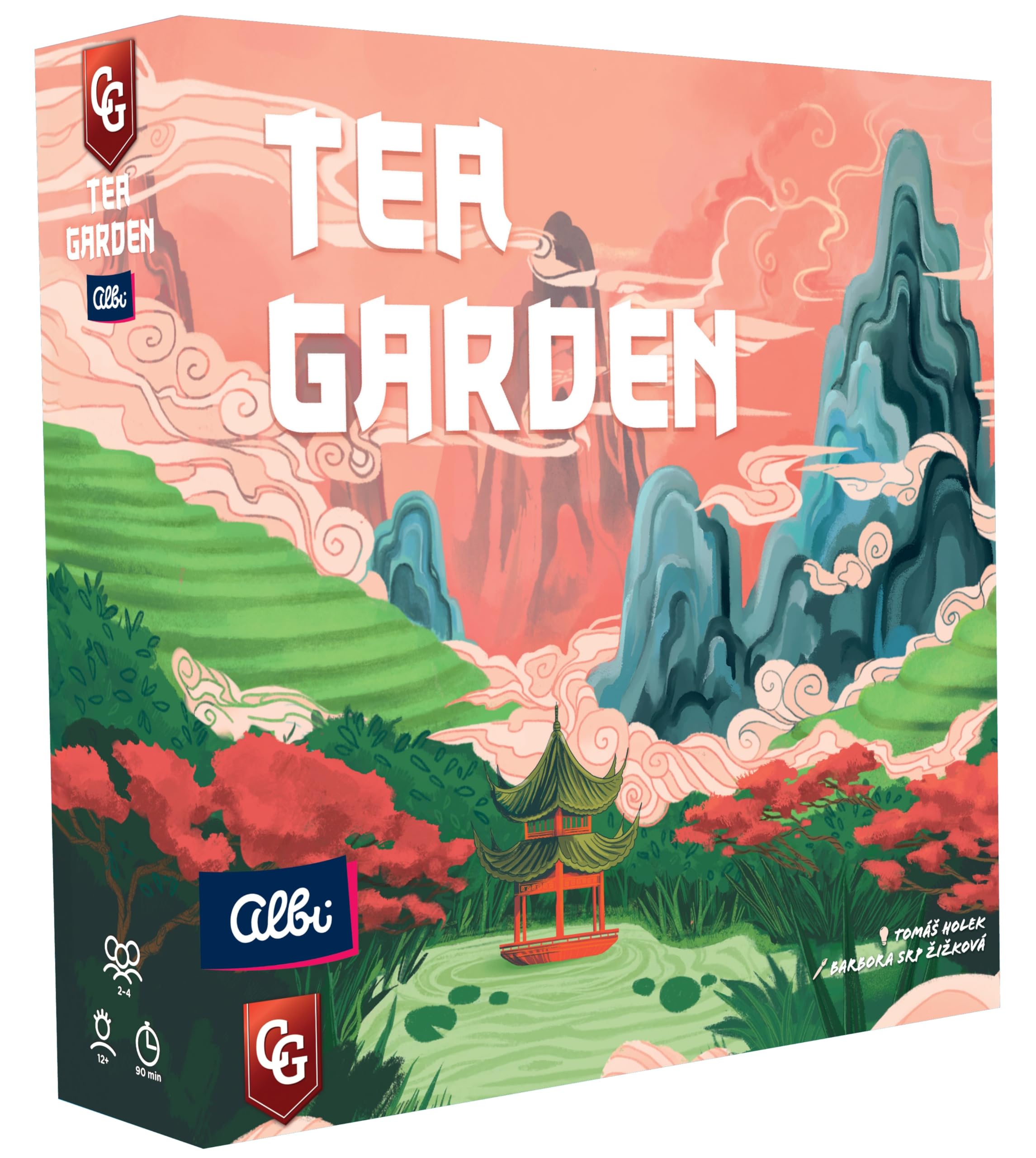 Capstone Games Tea Garden Board Game - Ages 12+, 2-4 Players, 90-120 Min Playtime