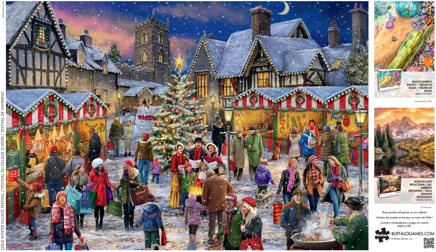 Buffalo Games - Winter Village Festival - 2000 Piece Jigsaw Puzzle 5