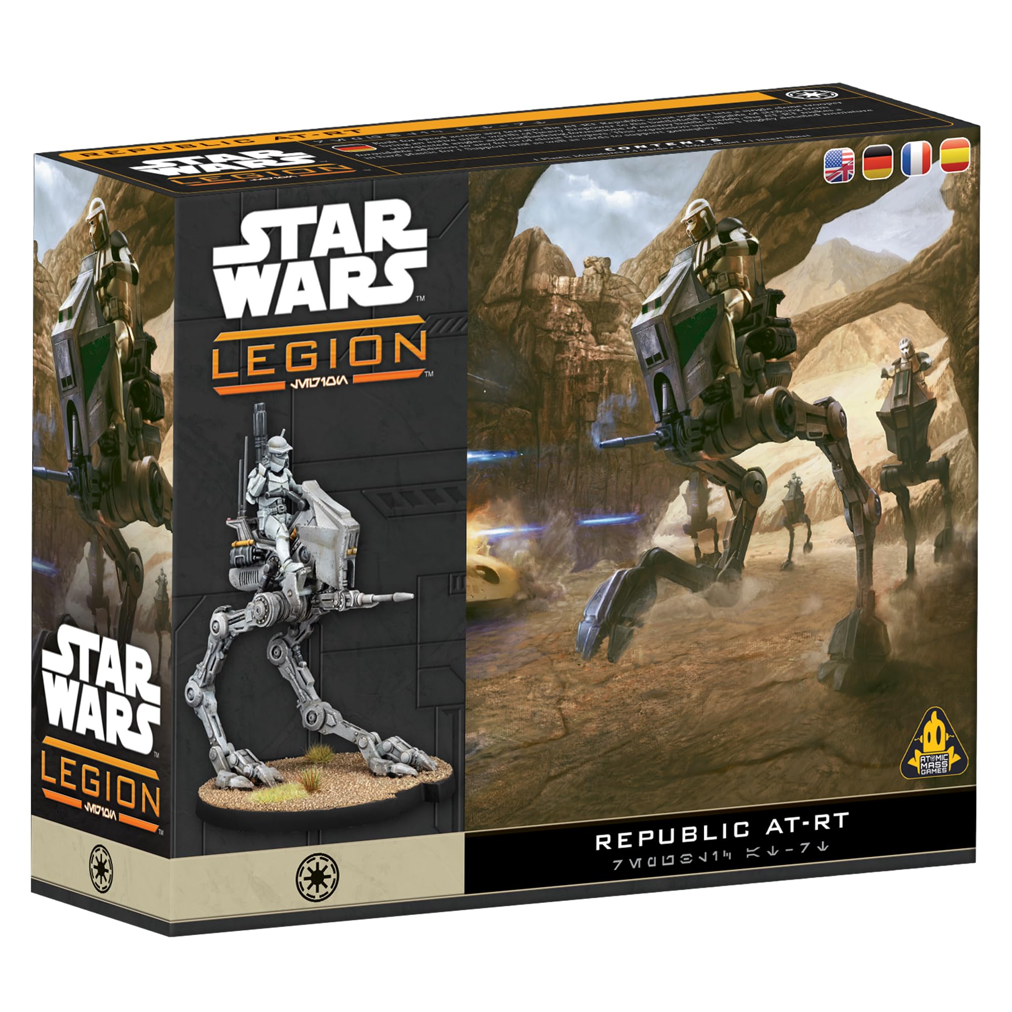 Asmodee Star Wars: Legion Republic AT-RT Expansion | Support Unit | Ages 14+ | 2 Players 1