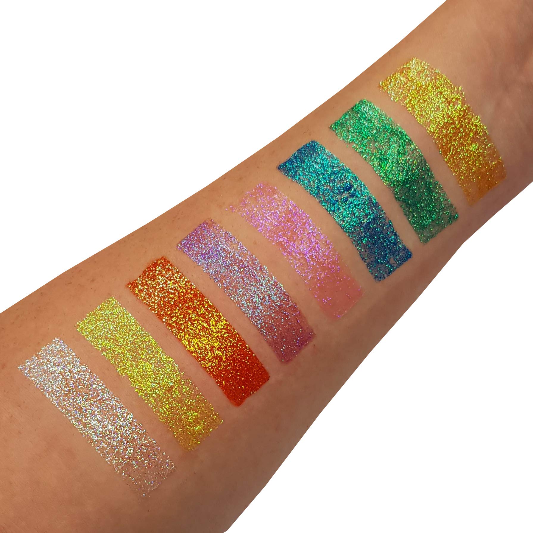 Moon Glitter - Iridescent Fine Glitter Gel for Face, Body, Hair & Nails (12ml) 6