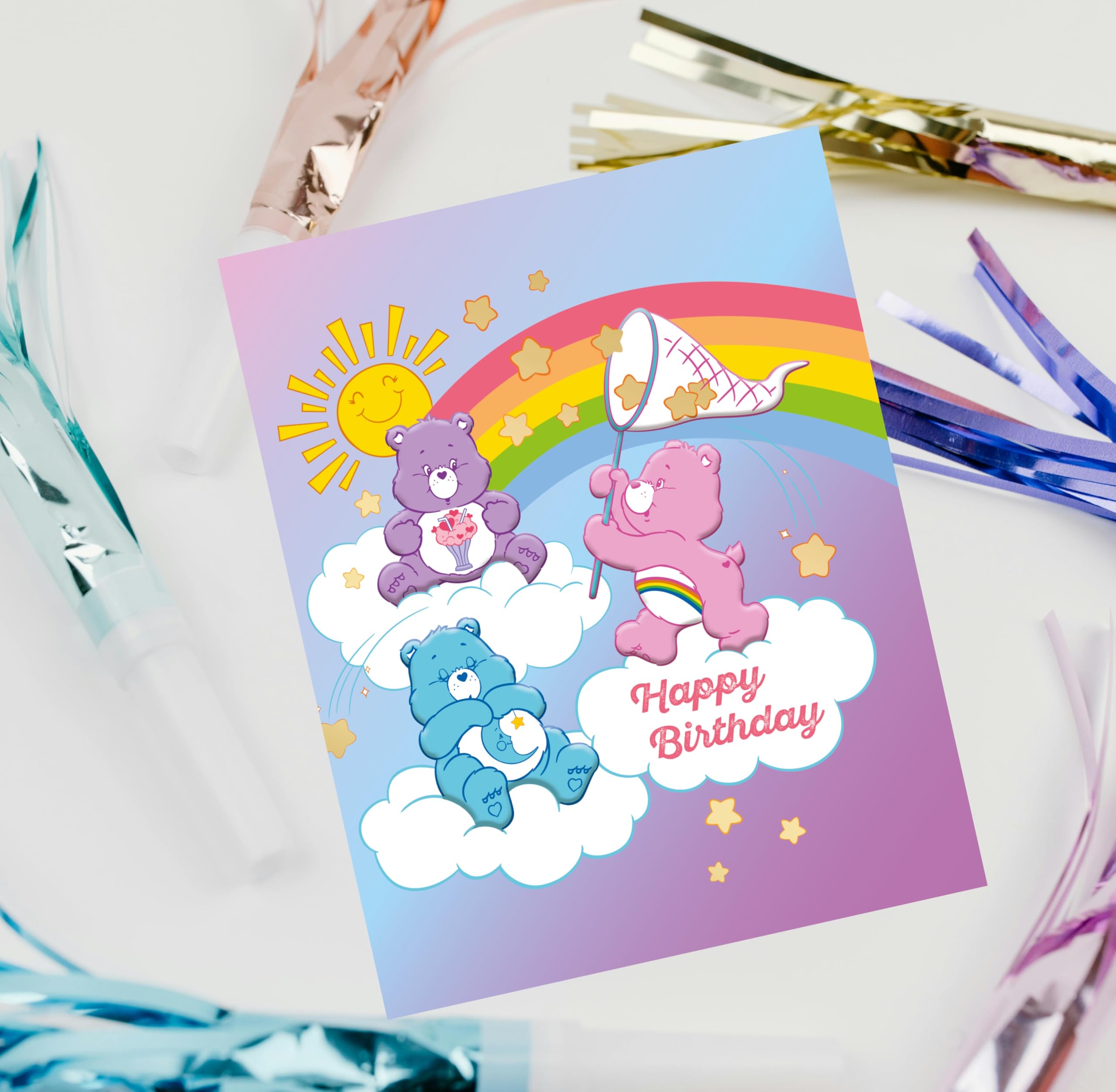 Danilo Promotions LTD Care Bears Birthday Card | A5 Size | Multi Color