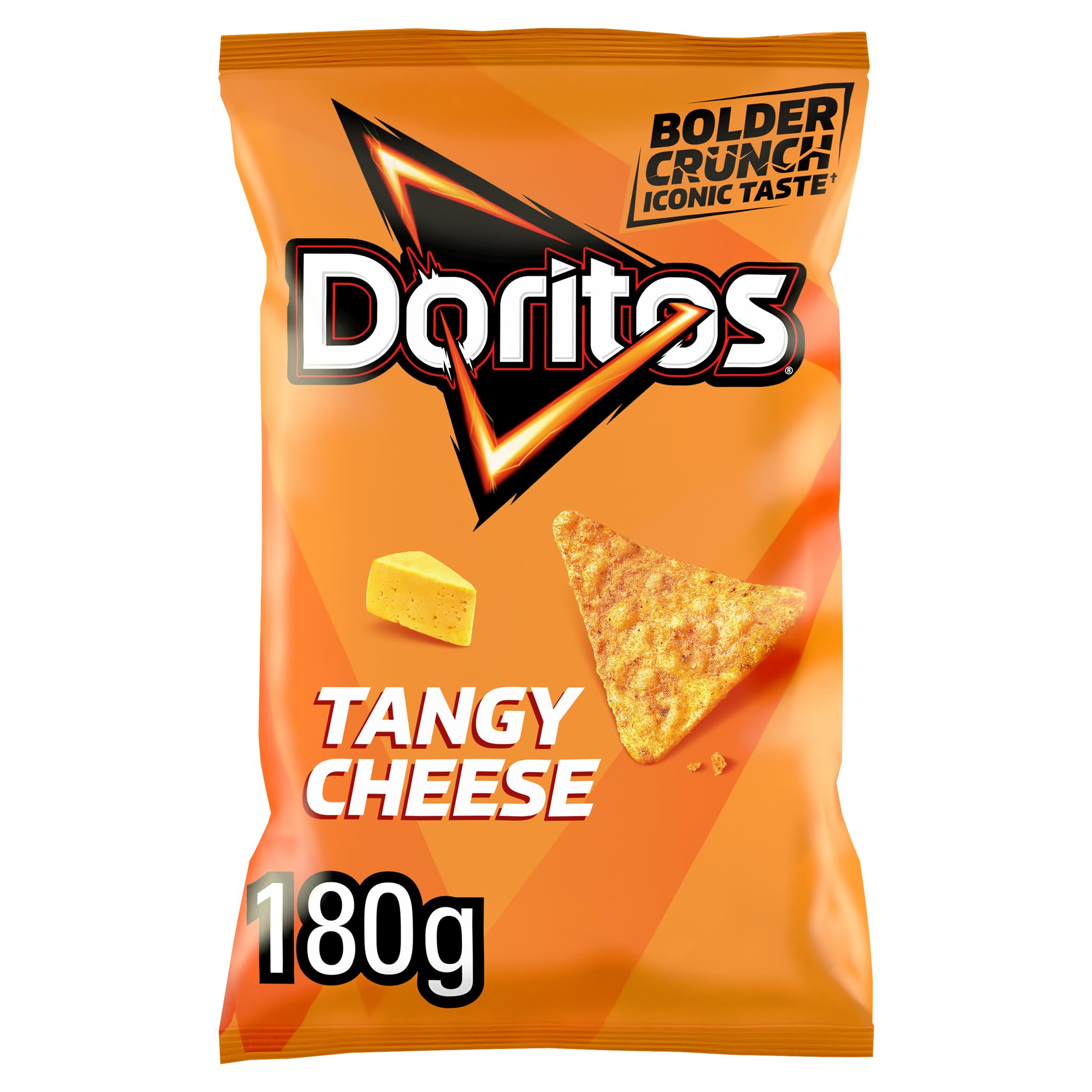 Doritos Tangy Cheese Tortilla Chips - Suitable for Vegetarians | 180g Bag 1