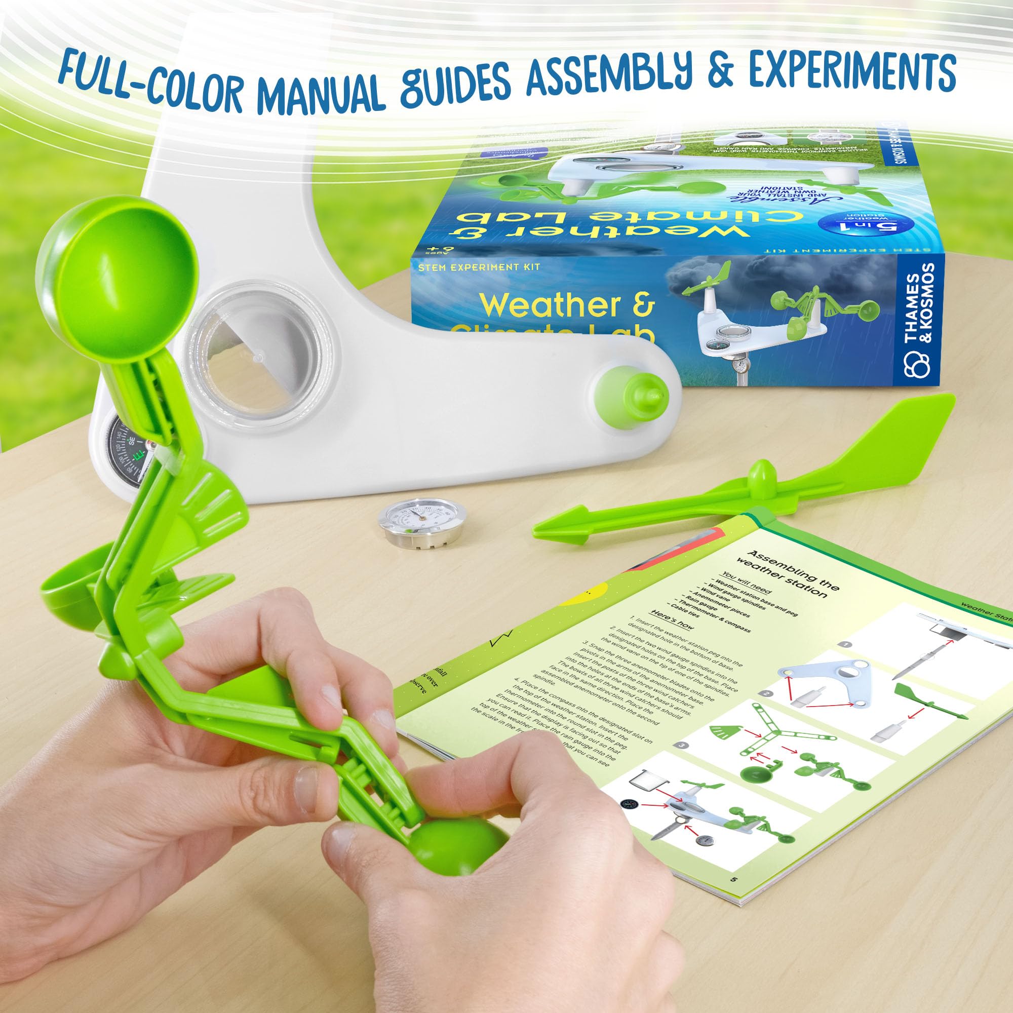 Thames & Kosmos Weather & Climate Lab Science Kit | Ages 6+ | STEM Focused 4