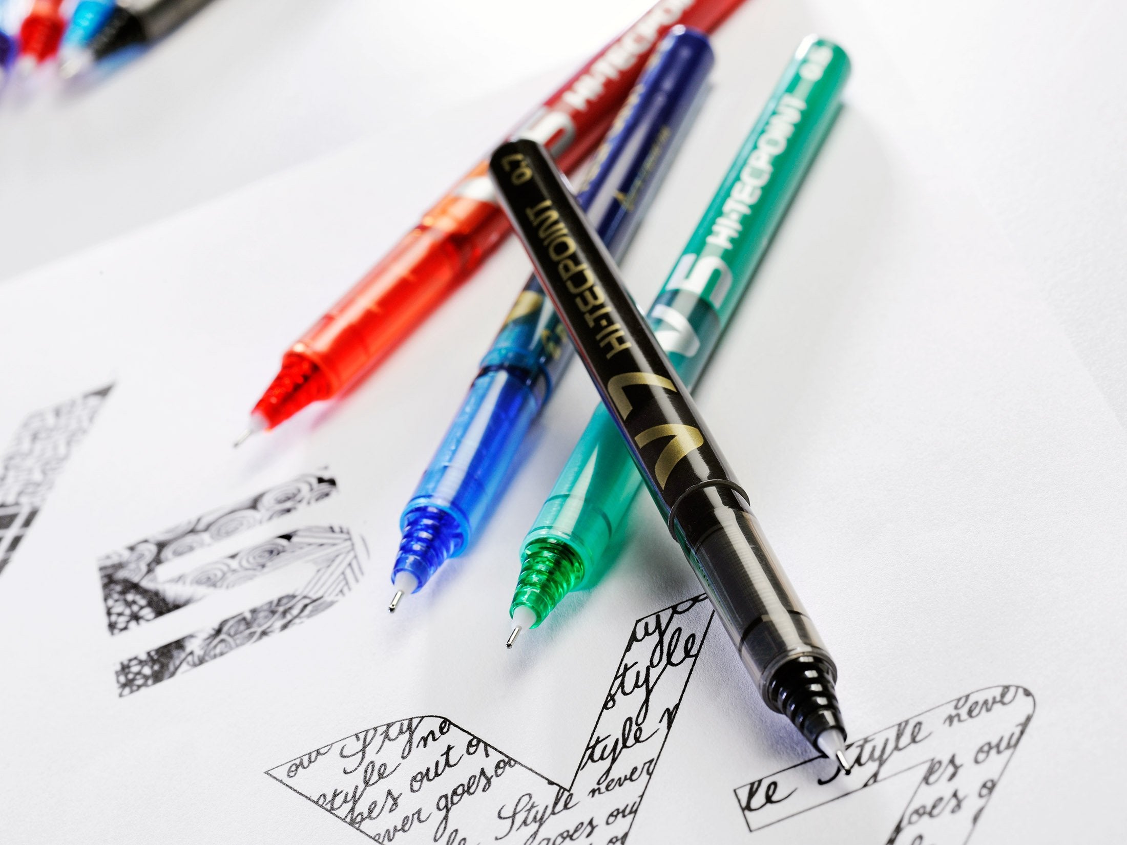 PILOT V7 Liquid Ink Rollerball Pen - 0.7mm Tip, Black Ink | Pack of 4 6