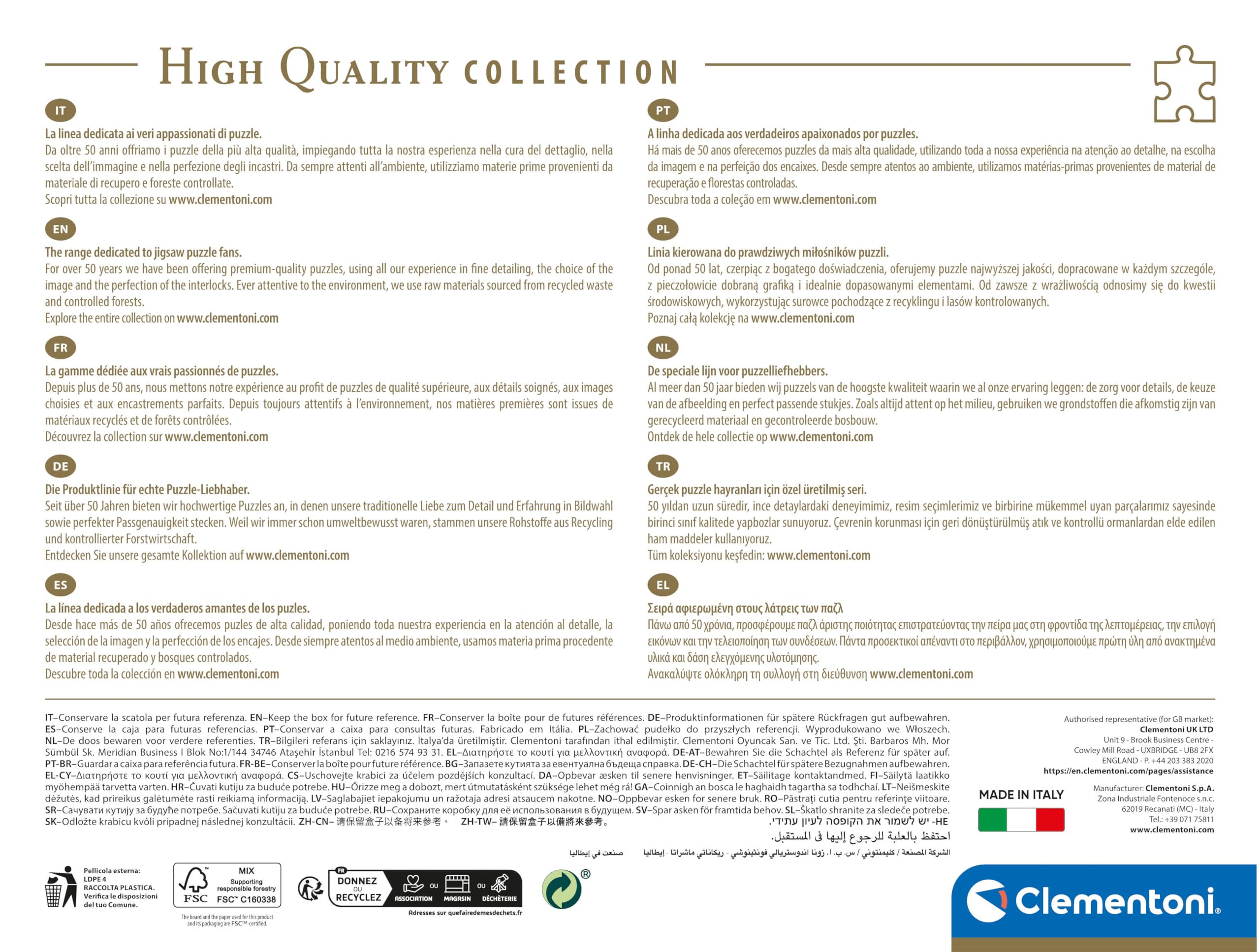 Clementoni Woodland Fantasy Garden Jigsaw Puzzle - 1500 Pieces | 59,2 x 84,3 cm 3