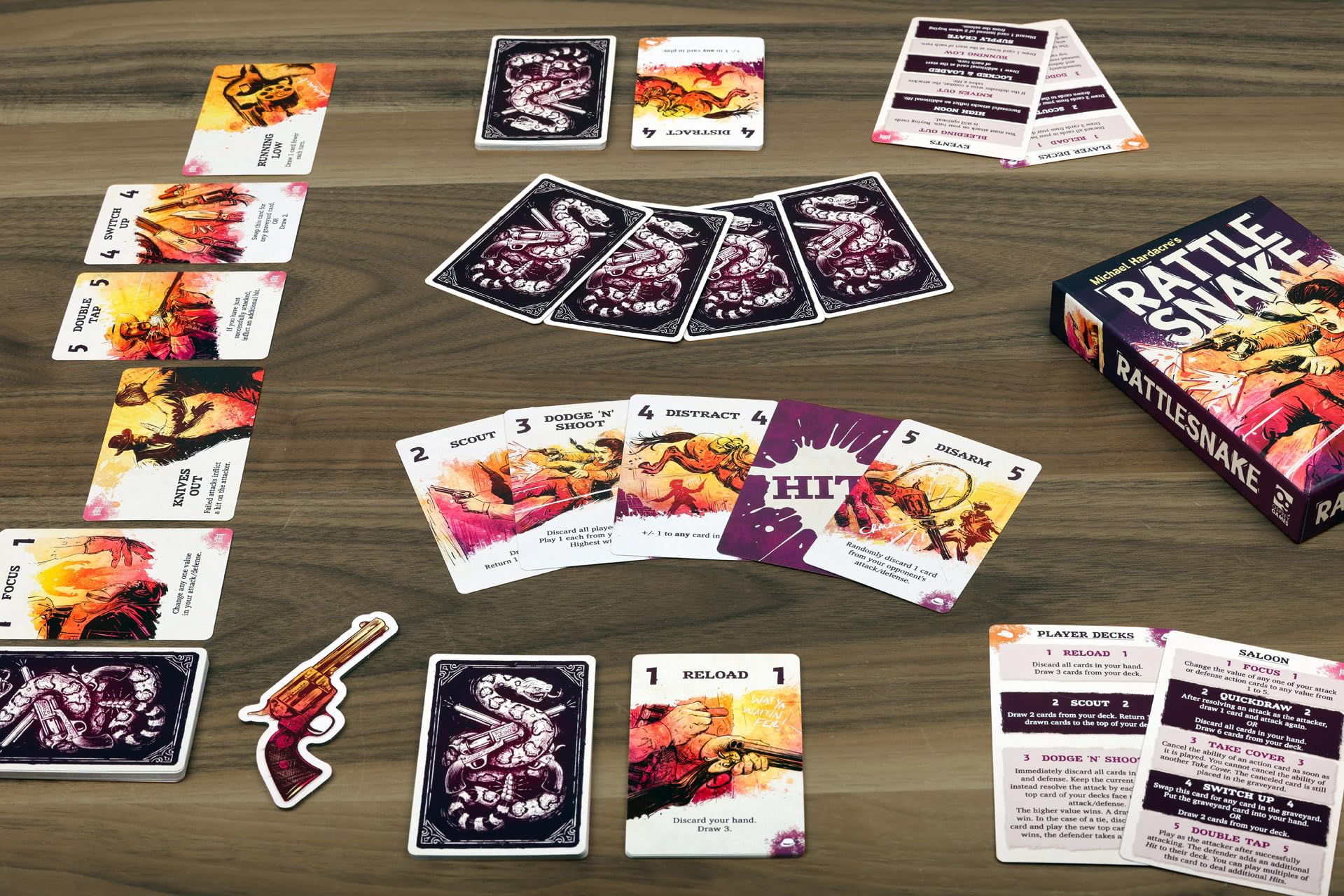 Osprey Games Rattlesnake Dedicated Deck Card Game | 2 Players | ~15 Min Playtime | Ages 16+ 3
