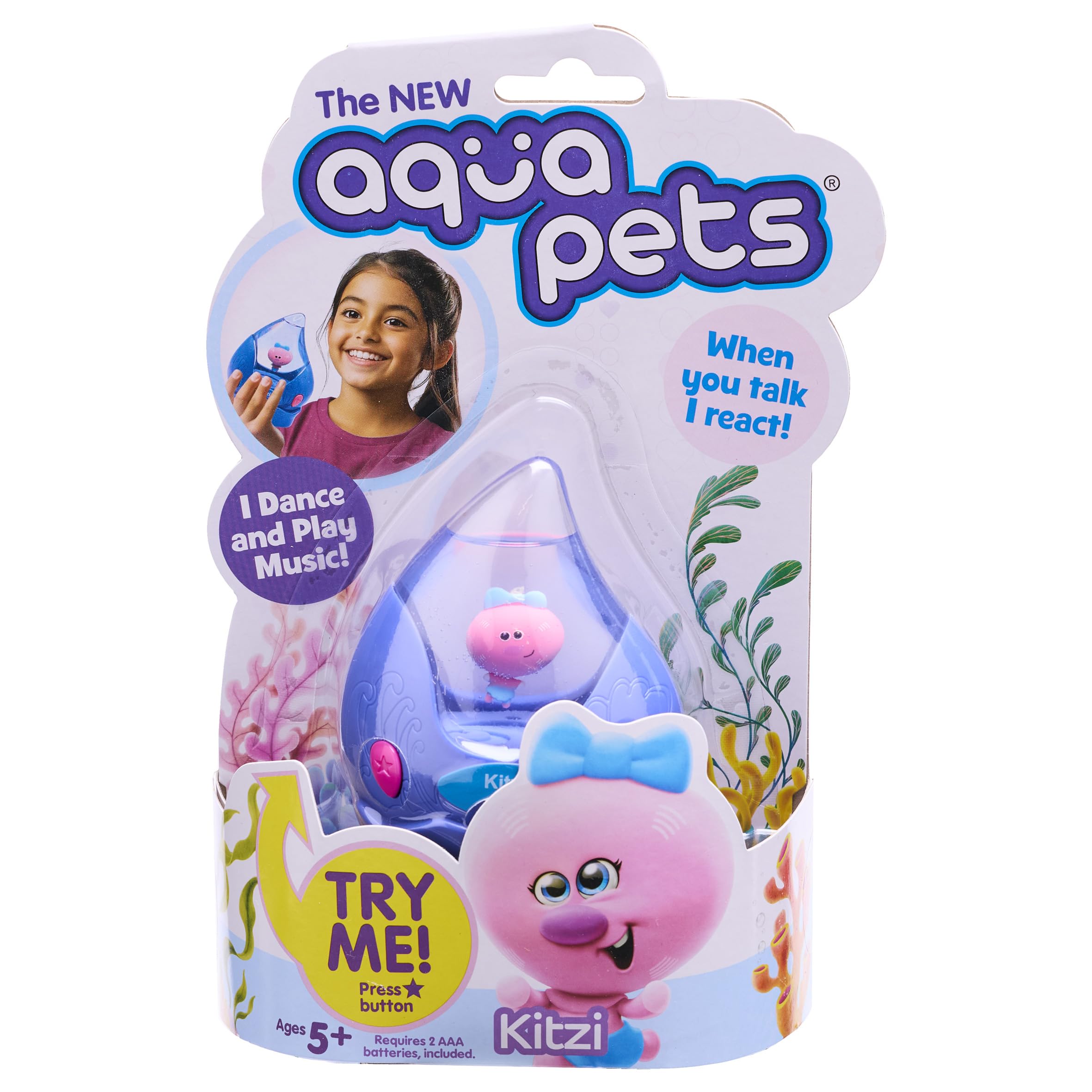 Aquapets Kitzi Interactive Dancing Pet with Musical Sounds