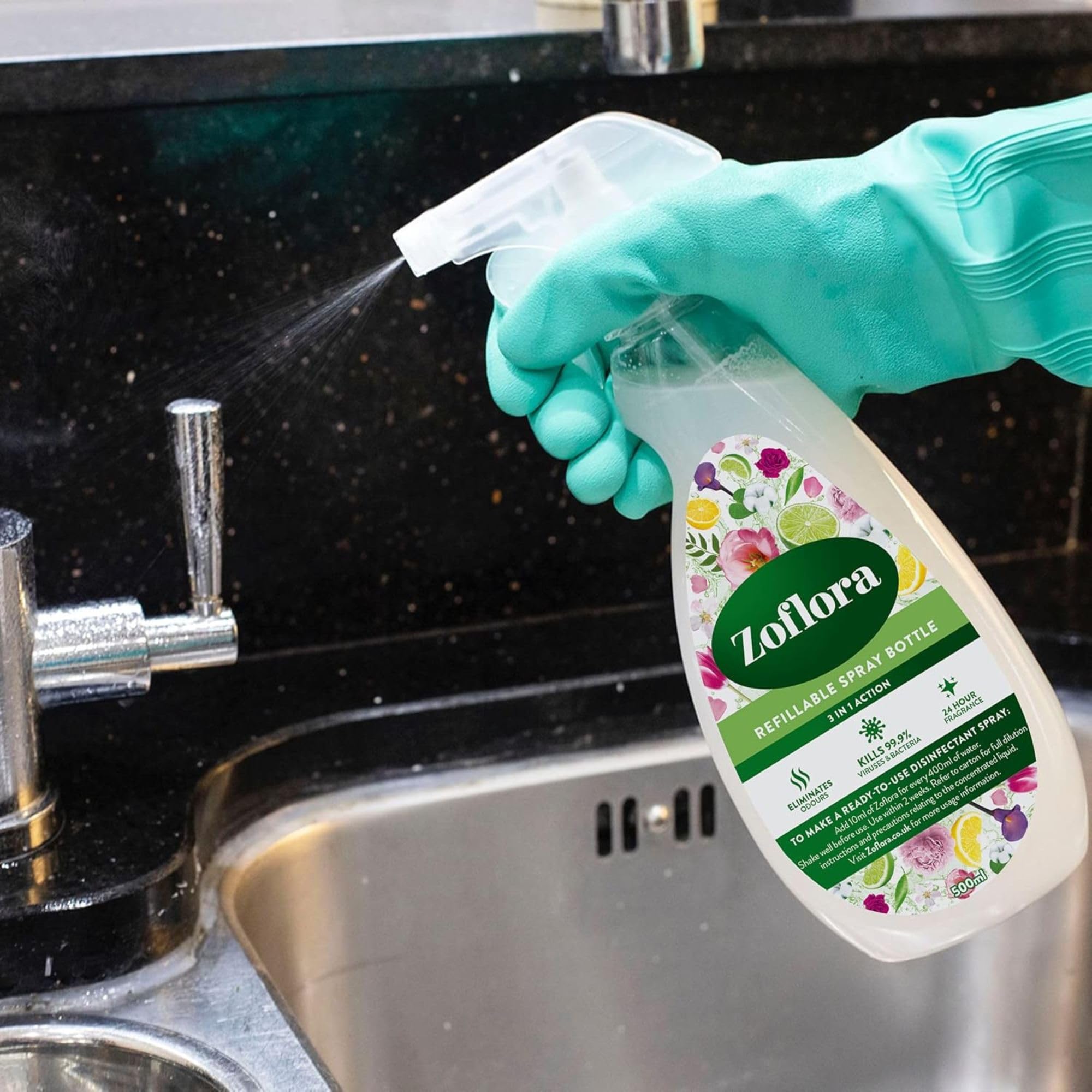 Zoflora - Linen Fresh Concentrated Disinfectant 1L 7