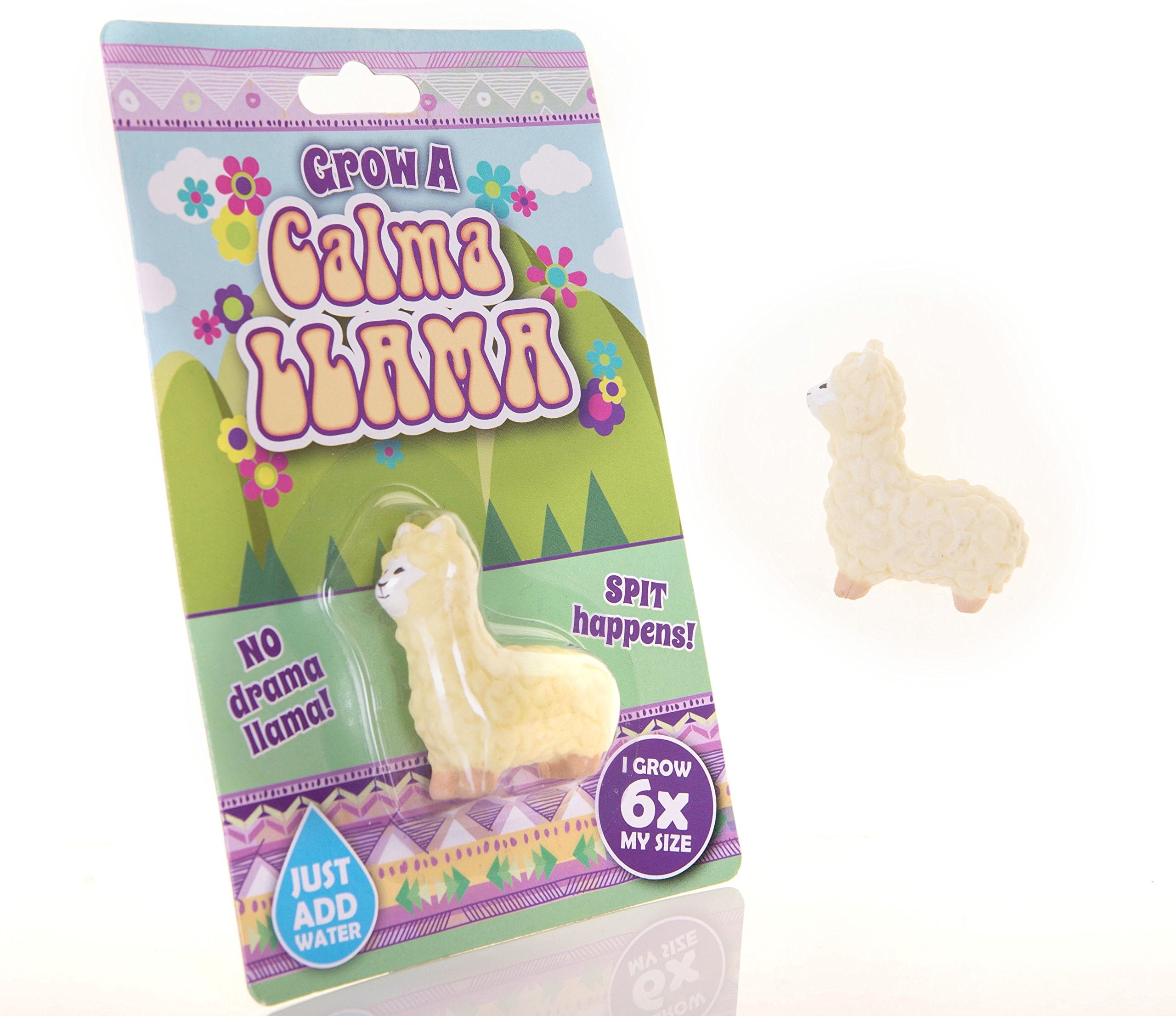 Grow A Llama Toy - Expands Up to 6x Size, Reusable Water-Activated Figure for Kids 4