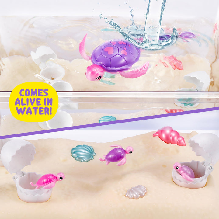 Pets Alive Mama Turtle Surprise by ZURU - Robot Pet Turtle with Swimming & Walking Action, 3+ Years
