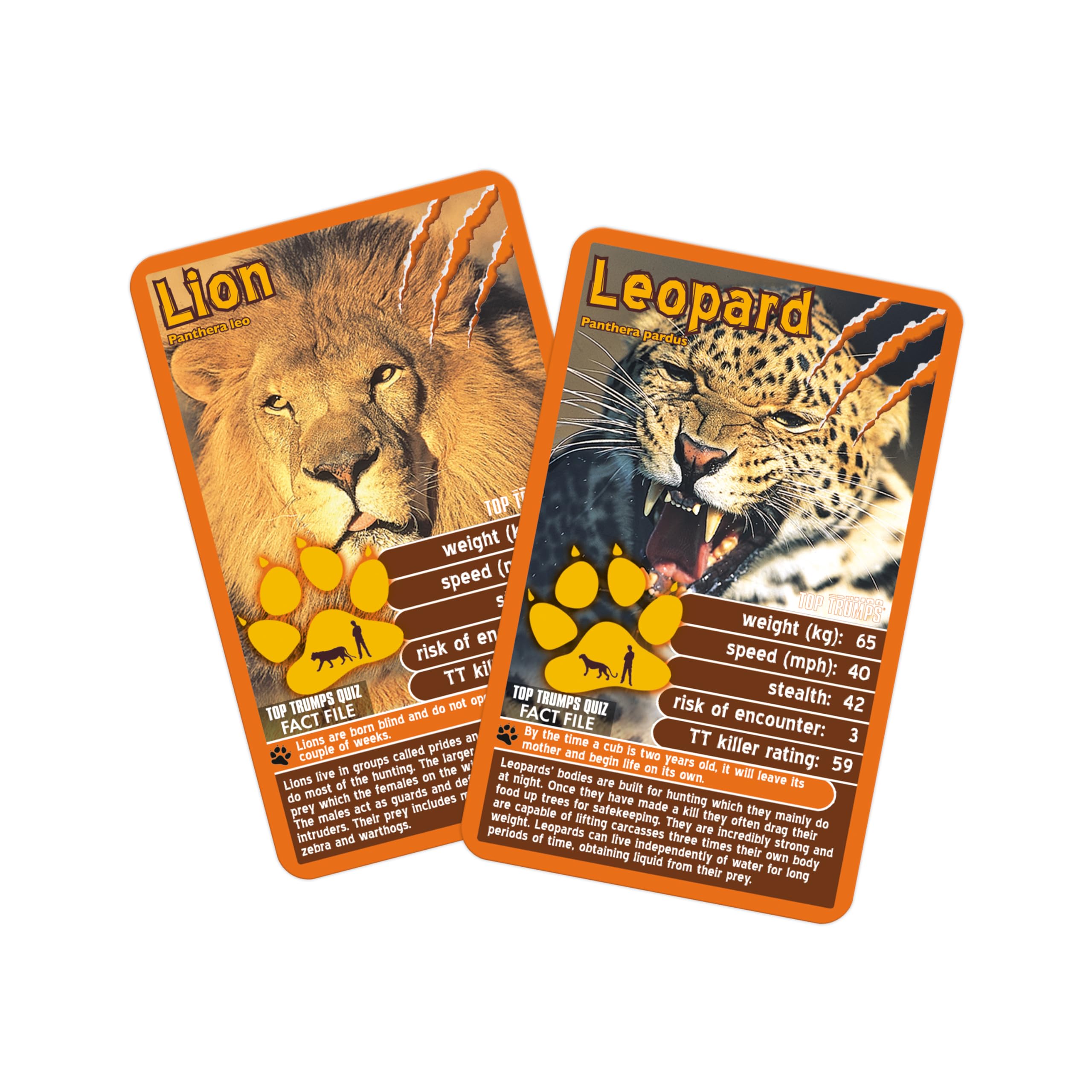 Top Trumps Deadliest Predators Card Game - Educational Wildlife Battle Game with Great White Shark, Komodo Dragon & King Cobra 8