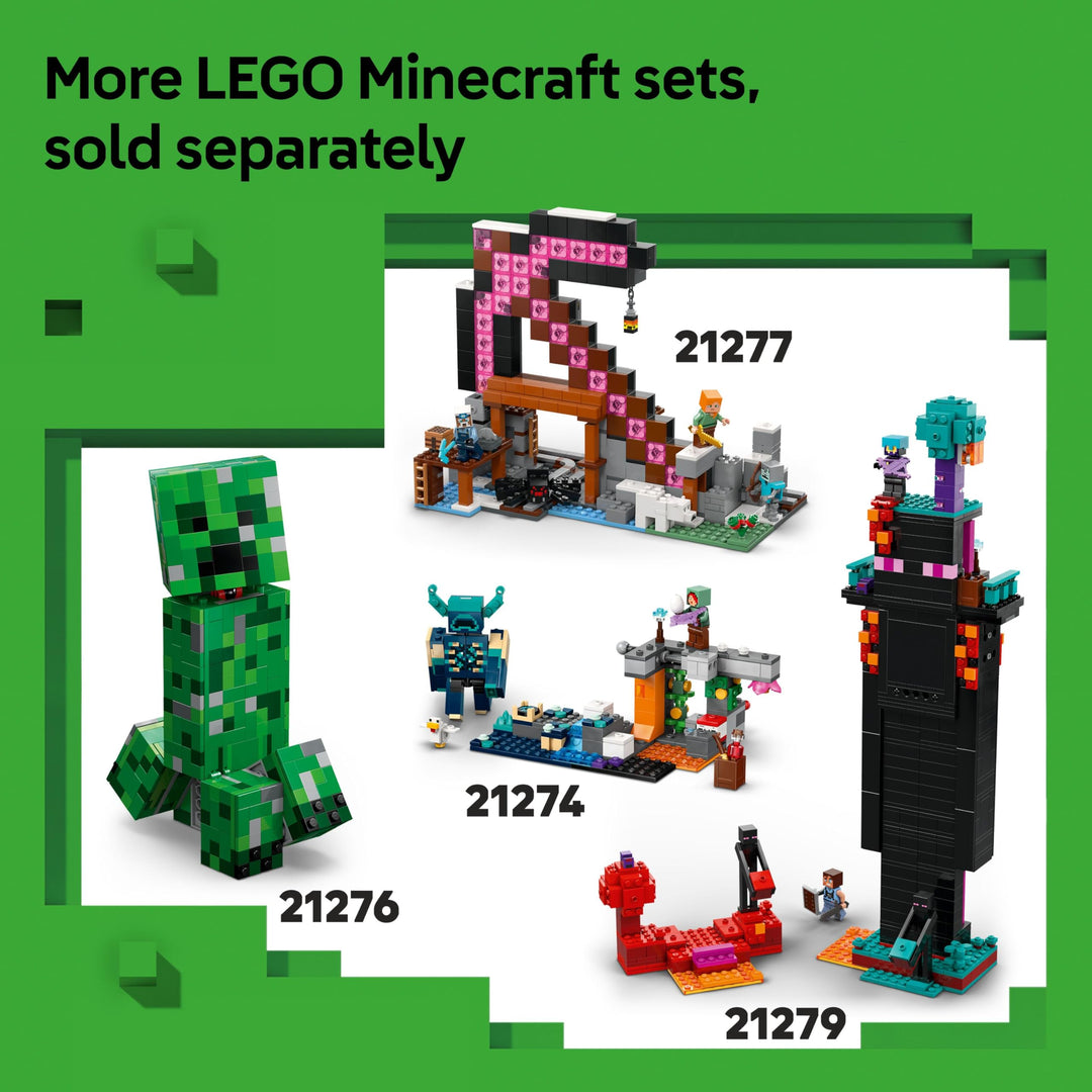 LEGO Minecraft Advent Calendar 2025 - 24-Day Buildable Holiday Toy with Minifigures and Winter Village Set