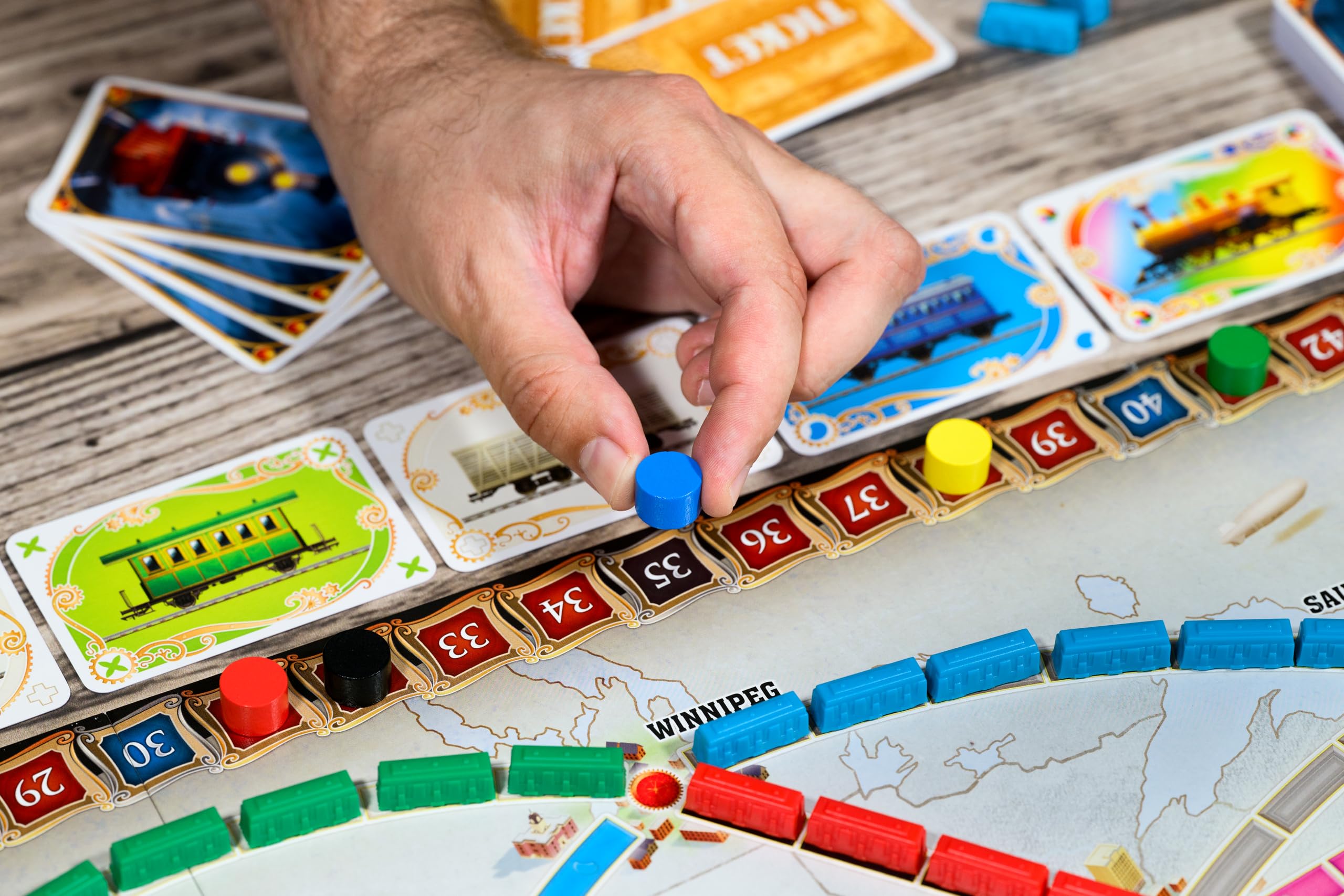 Asmodee Ticket to Ride Family Board Game for 2-5 Players 5