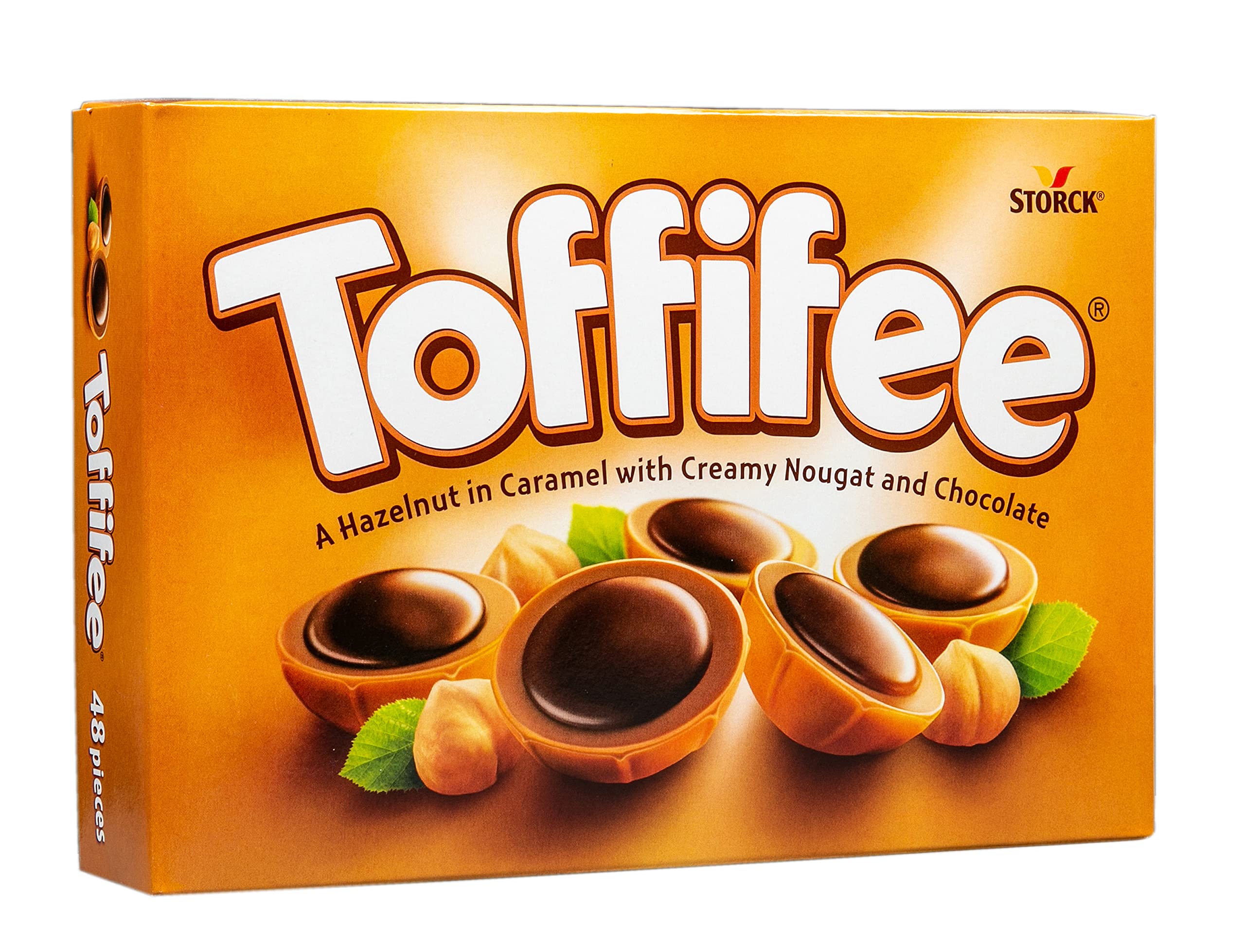 Toffifee Chewy Nougat Caramel Cups with Hazelnut & Milk Chocolate, 48 Pieces 1