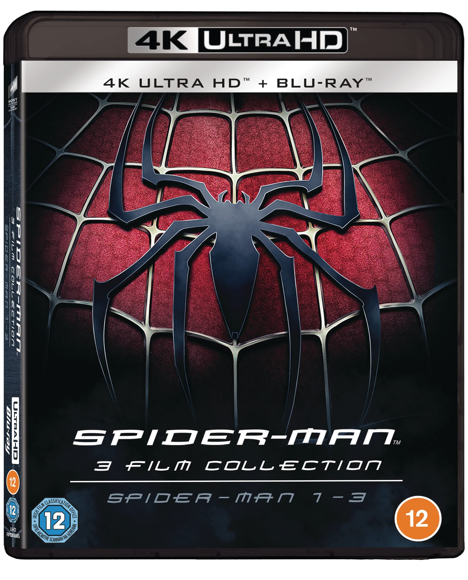 Spider-Man 1-3 4K UHD (6 Discs- UHD & BD) [Blu-ray] [Region B] [2021]