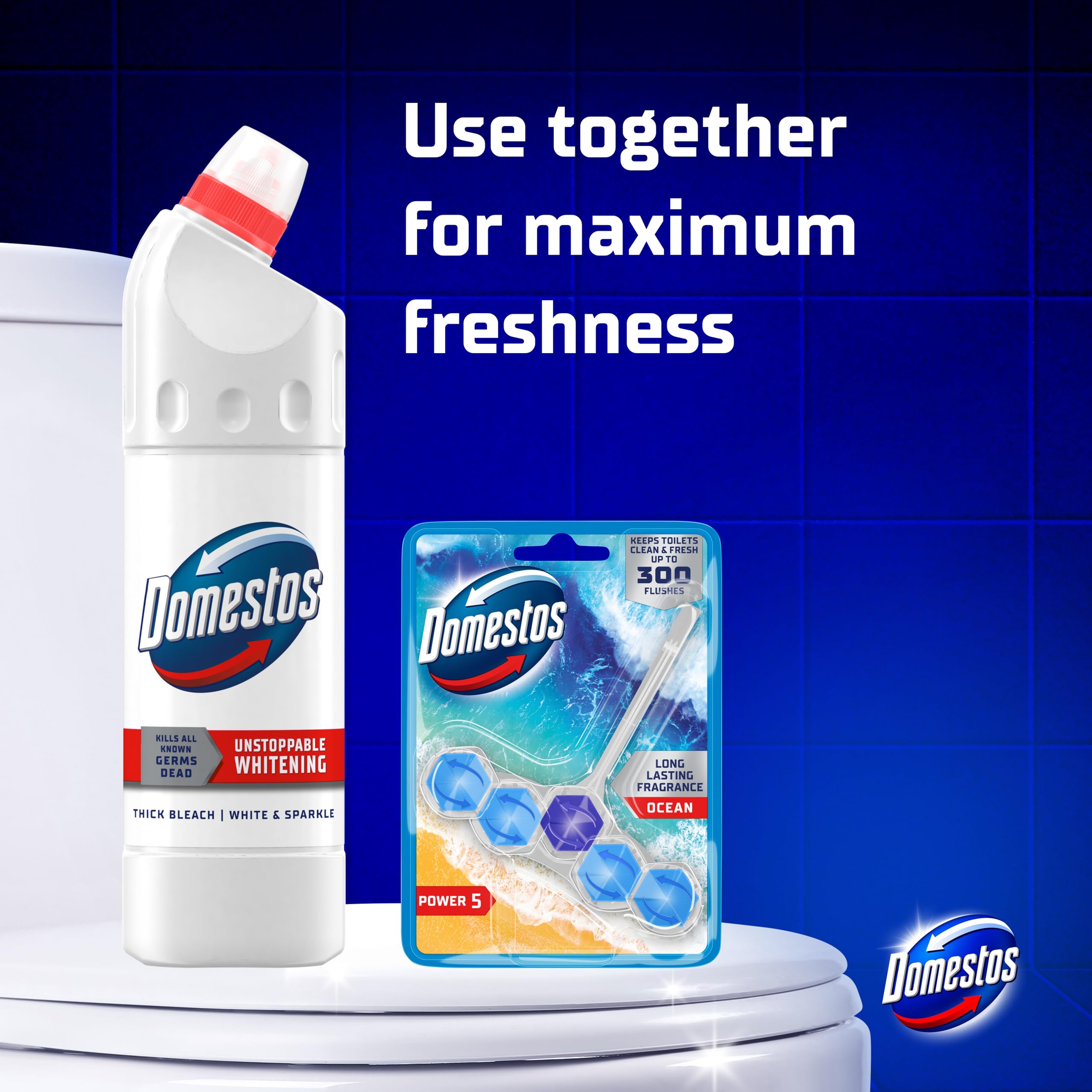 Domestos White & Sparkle Thick Bleach (861.83g) 9