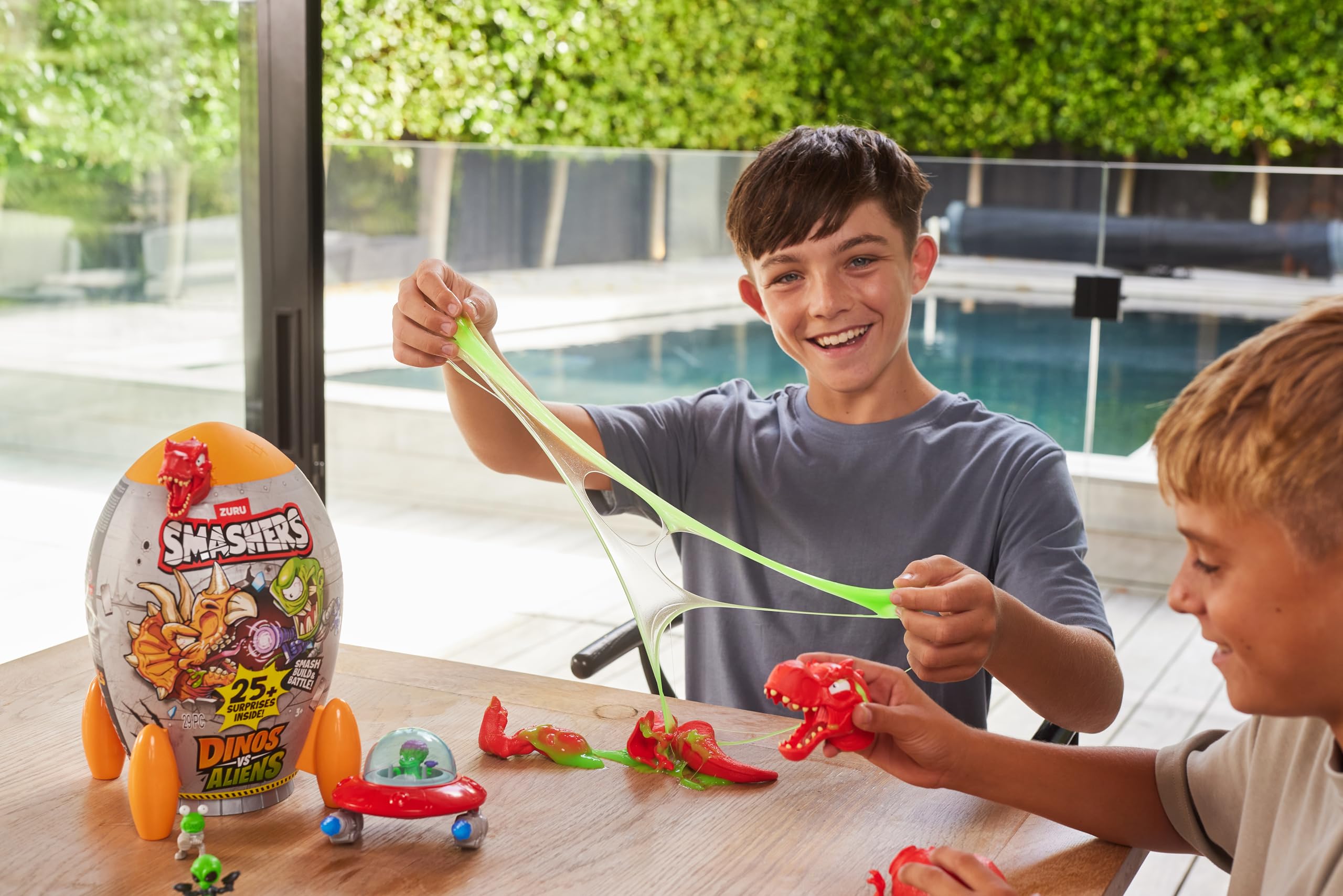 Smashers Dino vs Aliens Medium - Triceratops Smashable Egg Toy by ZURU 11