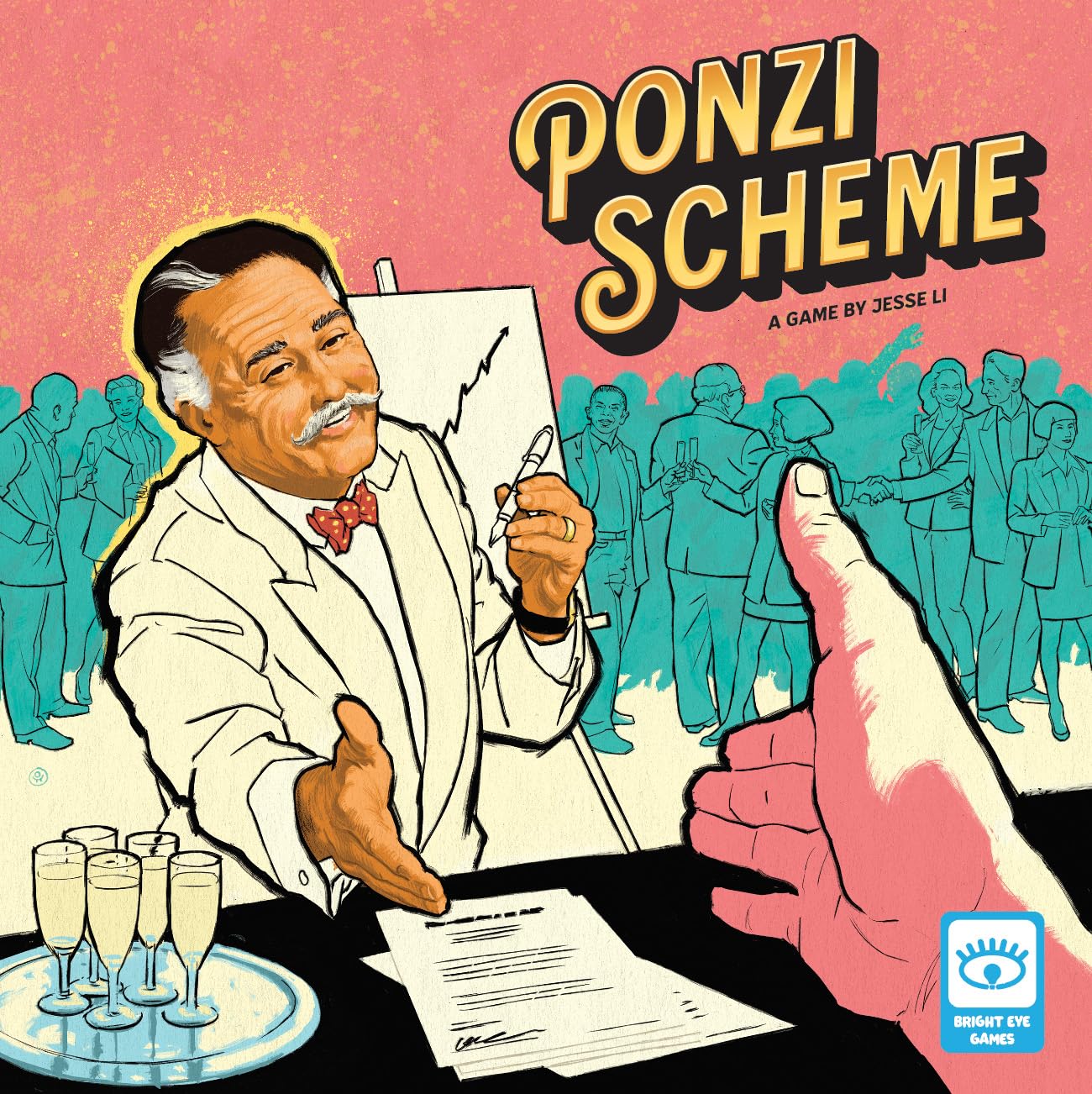 Bright Eye Games Ponzi Scheme Board Game BEG-POZ001 1