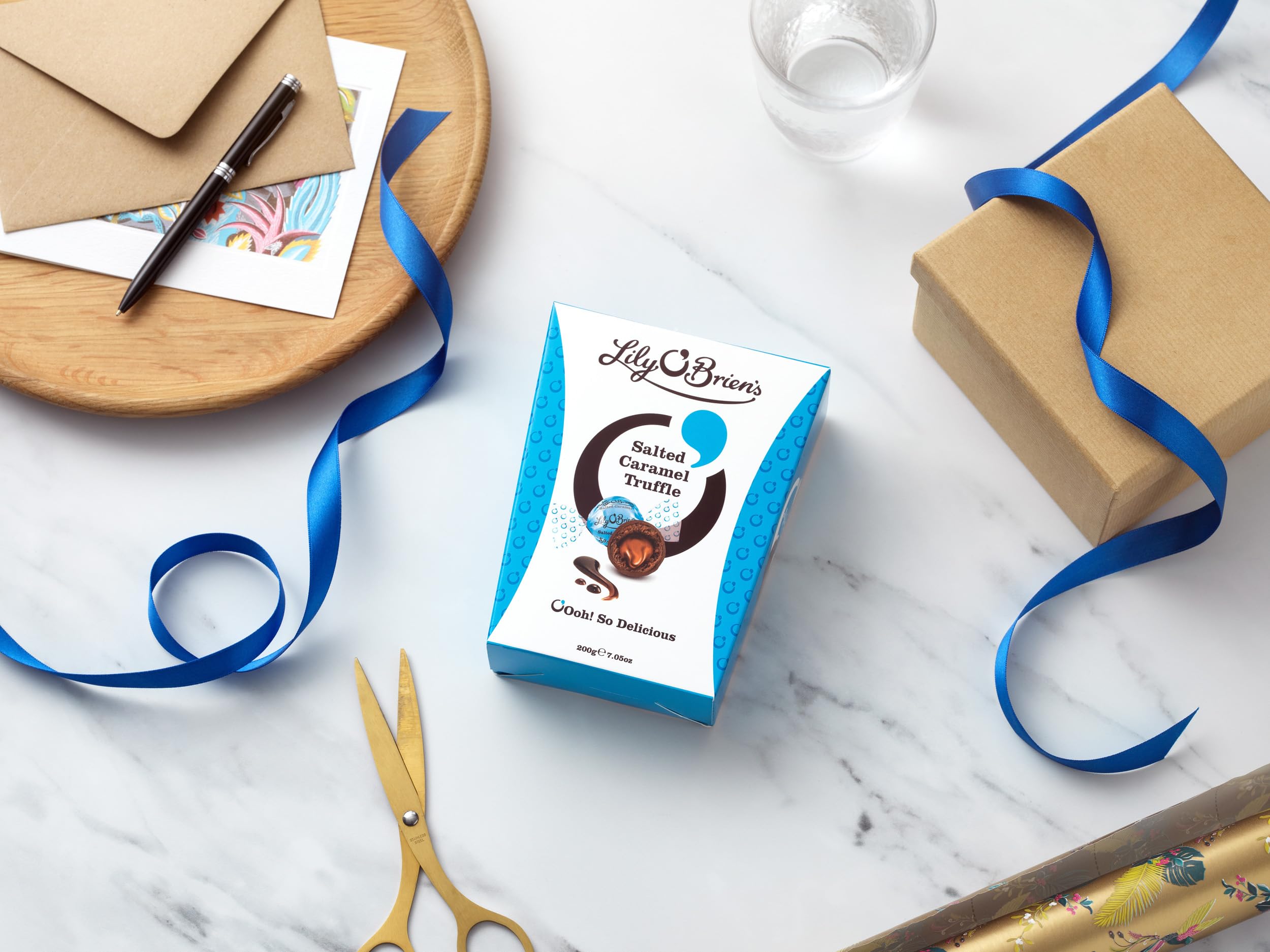 Lily O'Brien's Salted Caramel Chocolate Truffles 200g - 16 Individually Wrapped Milk Chocolate Treats 3