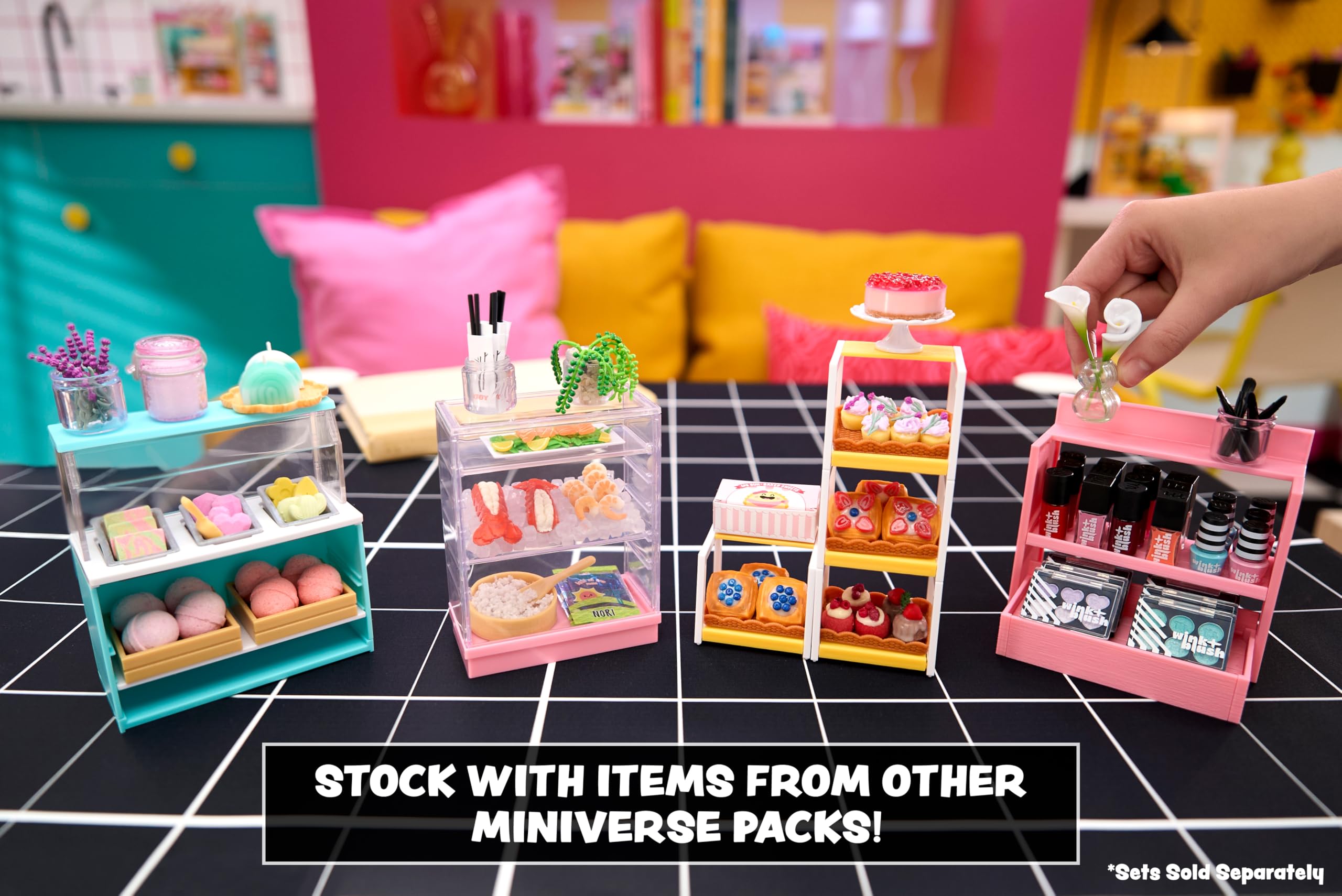 MGA's Miniverse Make It Mini Spaces Furniture - Buildable & Customizable Playset for Ages 3+ 7