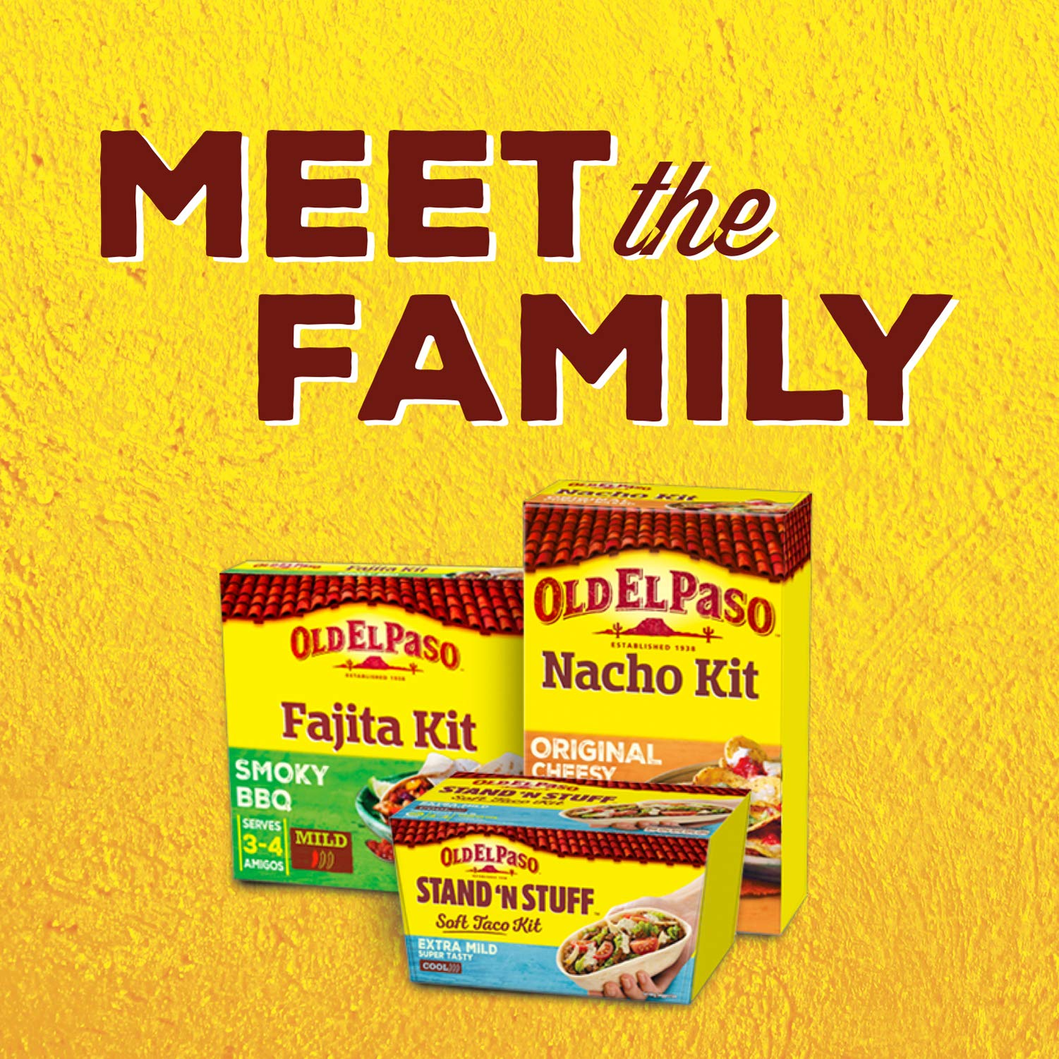 Old El Paso Stand 'N' Stuff Smoky BBQ Soft Taco Kit 345g (Pack of 4) 13