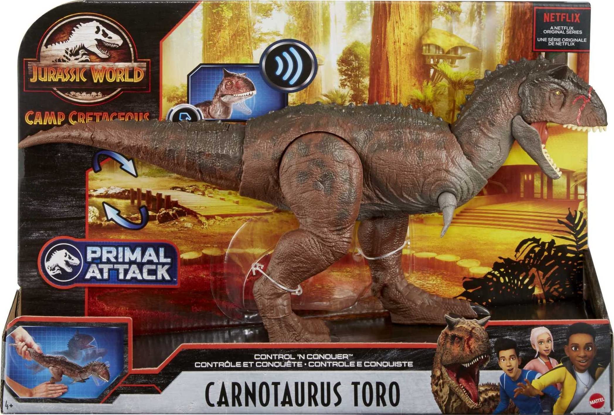 Jurassic World Control 'N Conquer Carnotaurus Toro 6
