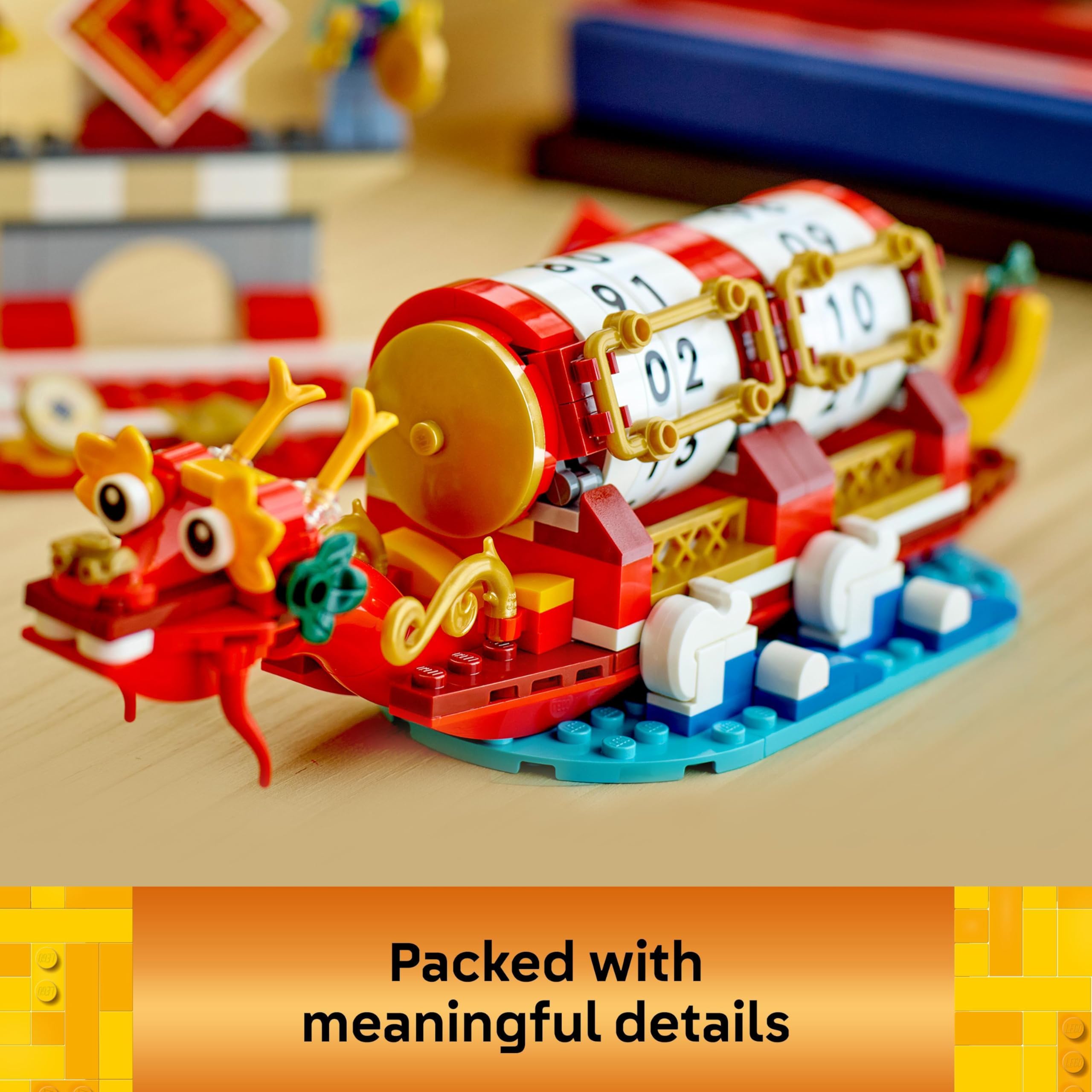LEGO 2in1 Festival Calendar Building Set - Lunar New Year & Dragon Boat Festival Toy for Ages 10+ 8