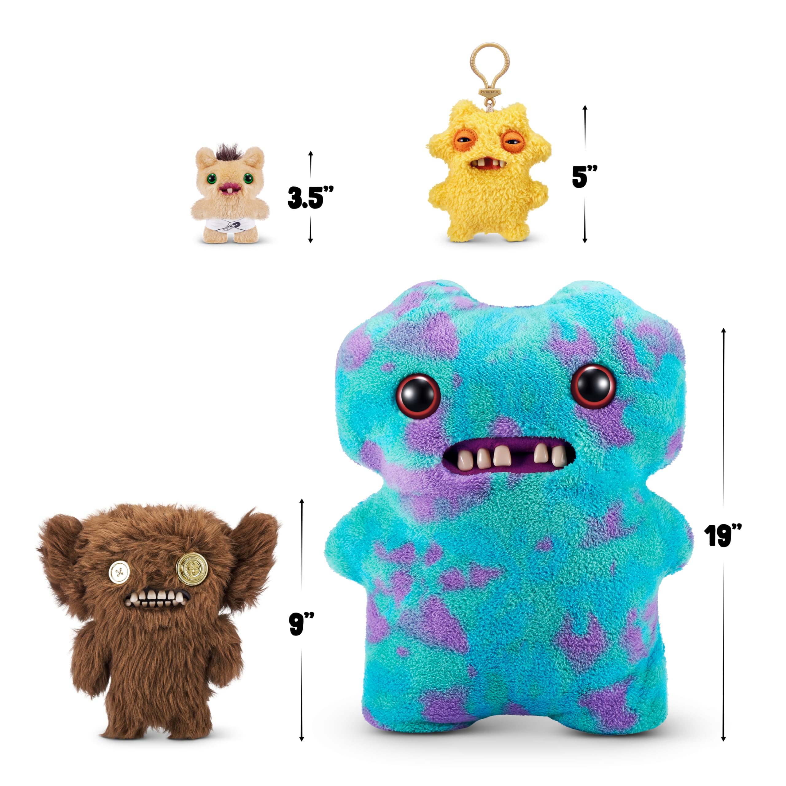 Fuggler Gold Fuggs by ZURU - Funny Ugly Monster Plush Collectible Toy 6