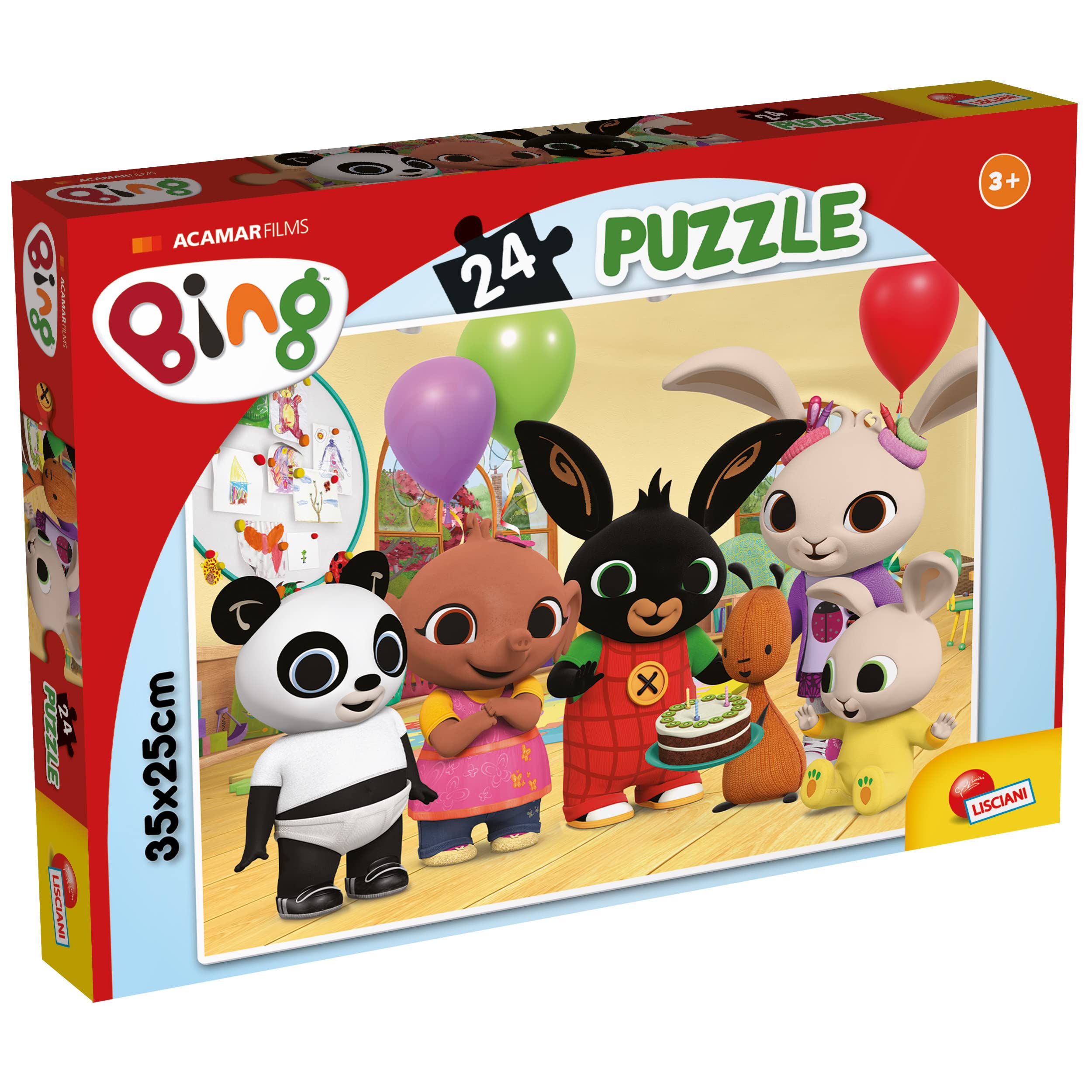 Liscianigiochi BING Puzzle 24 Pieces - Happy Birthday! Multicolor