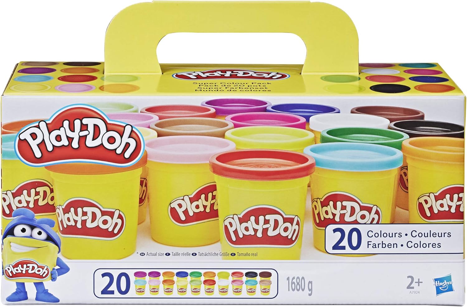 Play-Doh Super Colour Pack - 20 Can Set for Kids 2+ Years 1