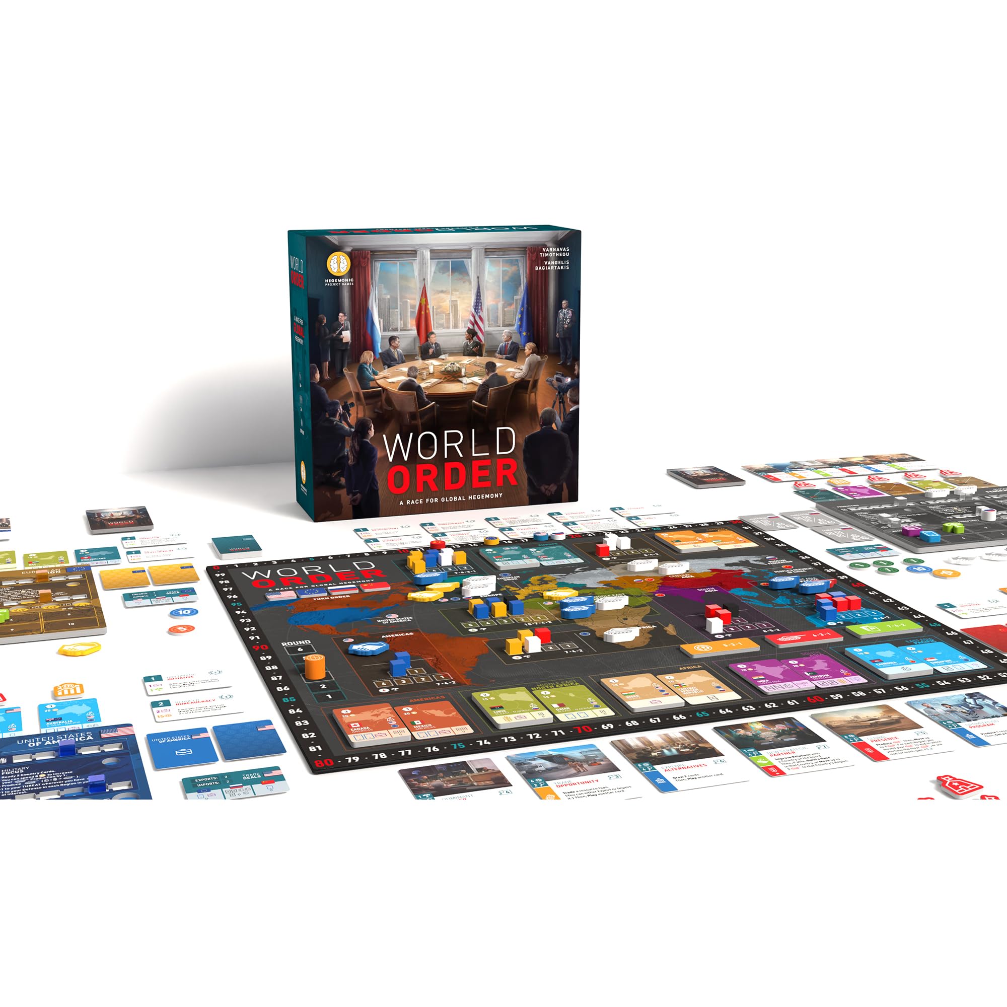 Hegemonic World Order - Geopolitics Strategic Board Game | 2-4 Players, 120-180 Min Playtime, Ages 14+ 8