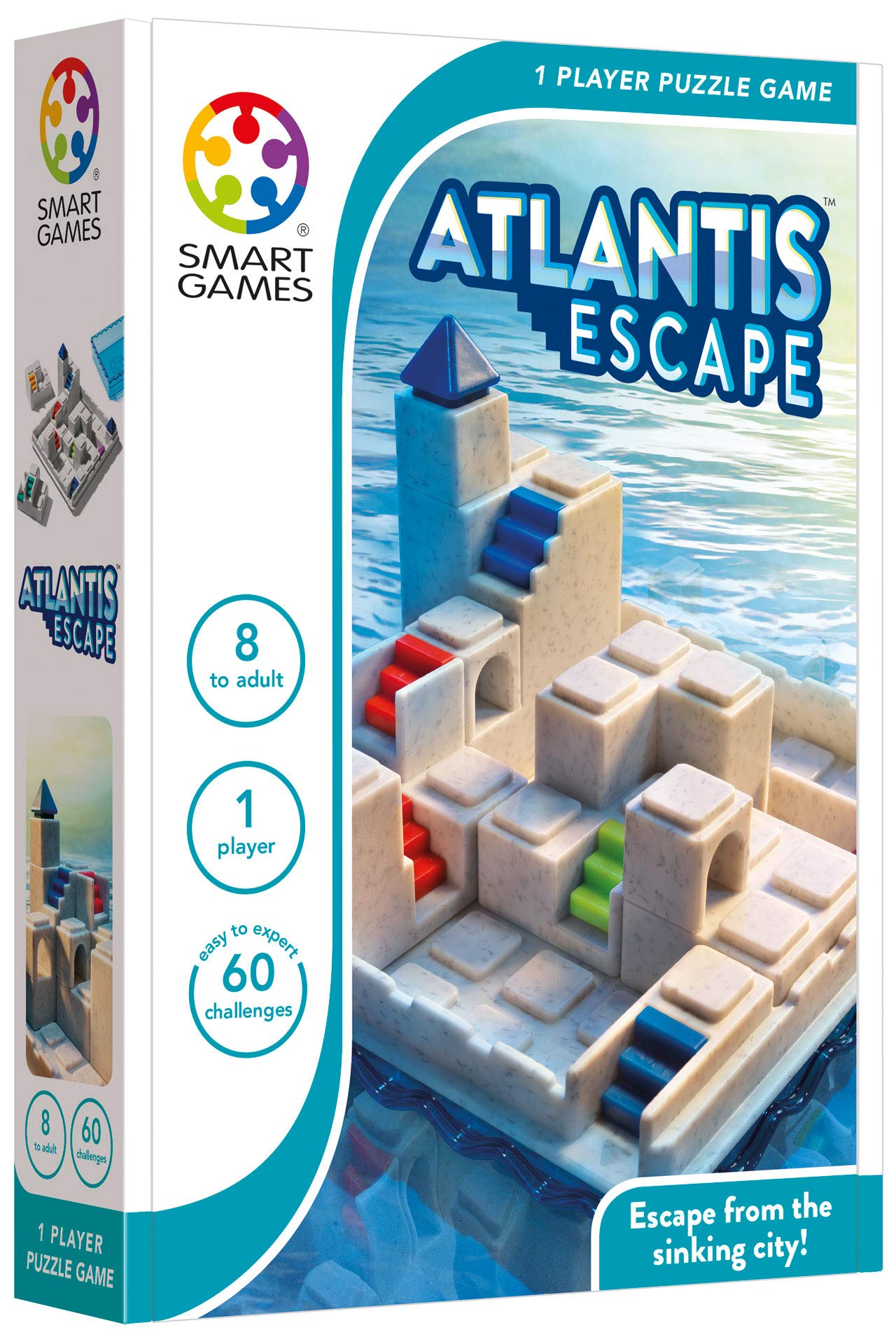 SmartGames Atlantis Escape Single-Player Puzzle Game