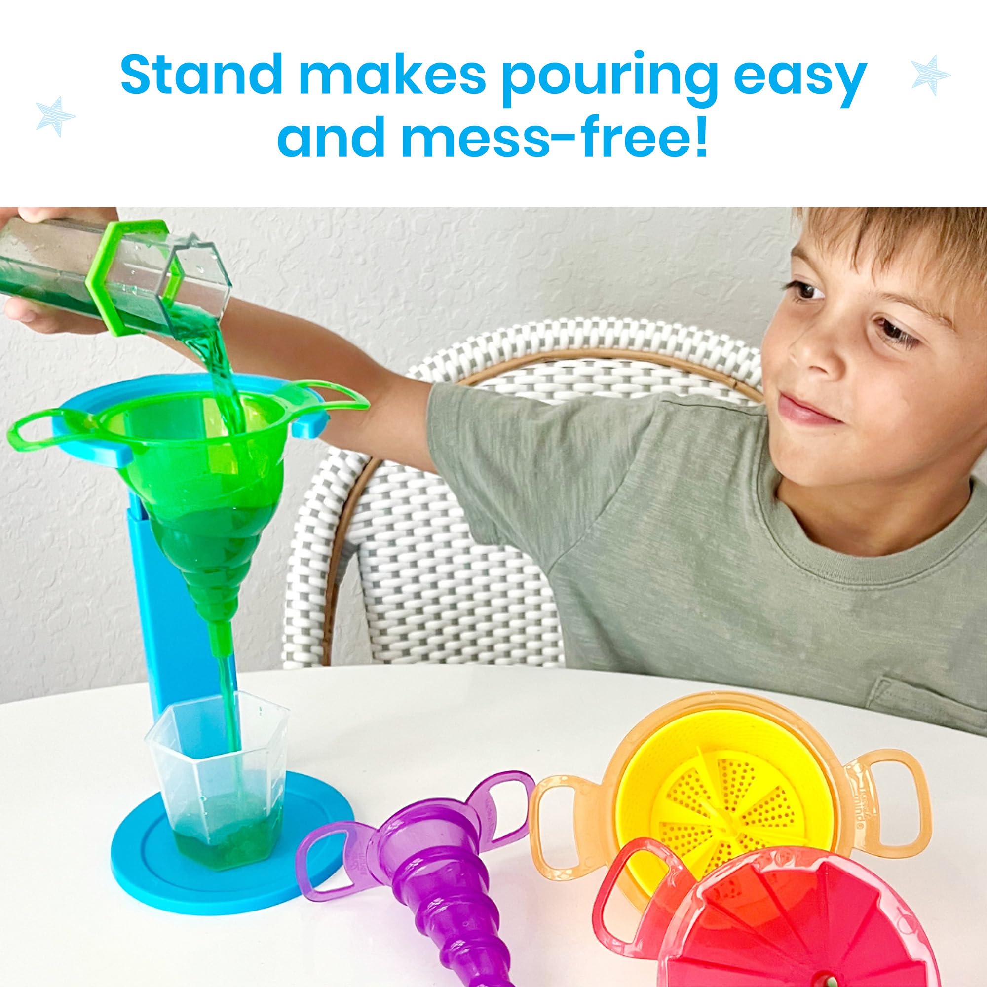 hand2mind Learning Resources Starter Science Funnels for Ages 3+ 4