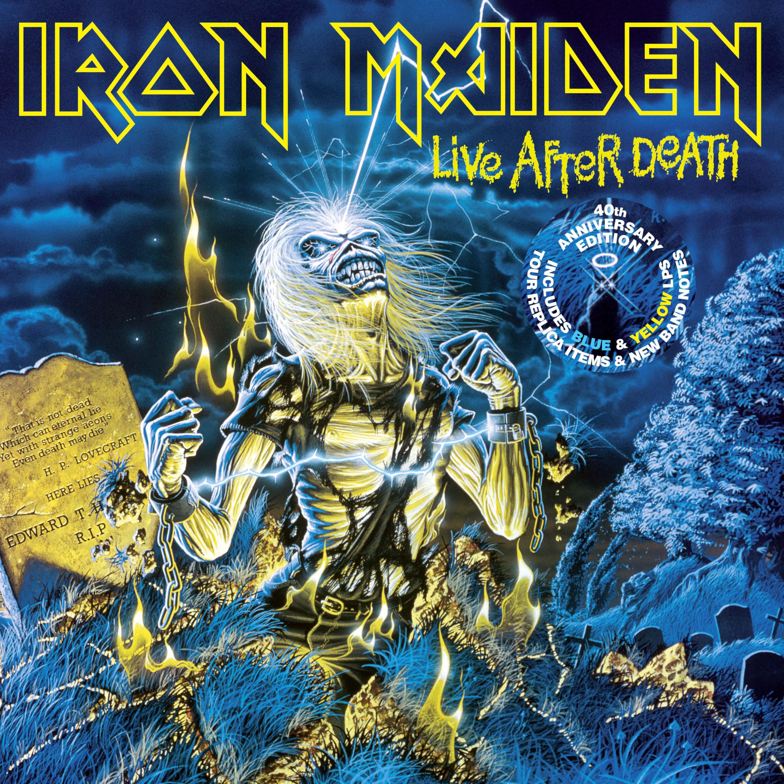 Iron Maiden - Live After Death (40th Anniversary Limited Collector's Edition) [2LP Blue & Yellow Vinyl] 6