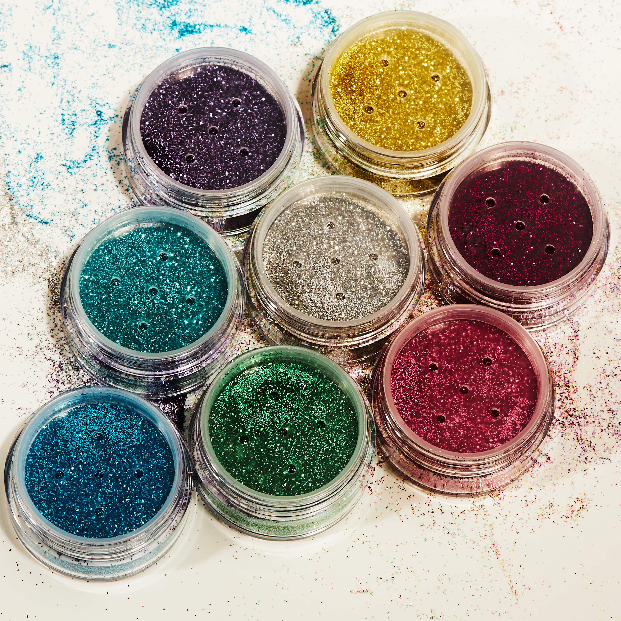 Moon Glitter - Biodegradable Eco Glitter Shaker (5g) - Green Cosmetic Bio Glitter for Face, Body, Hair, Nails 11