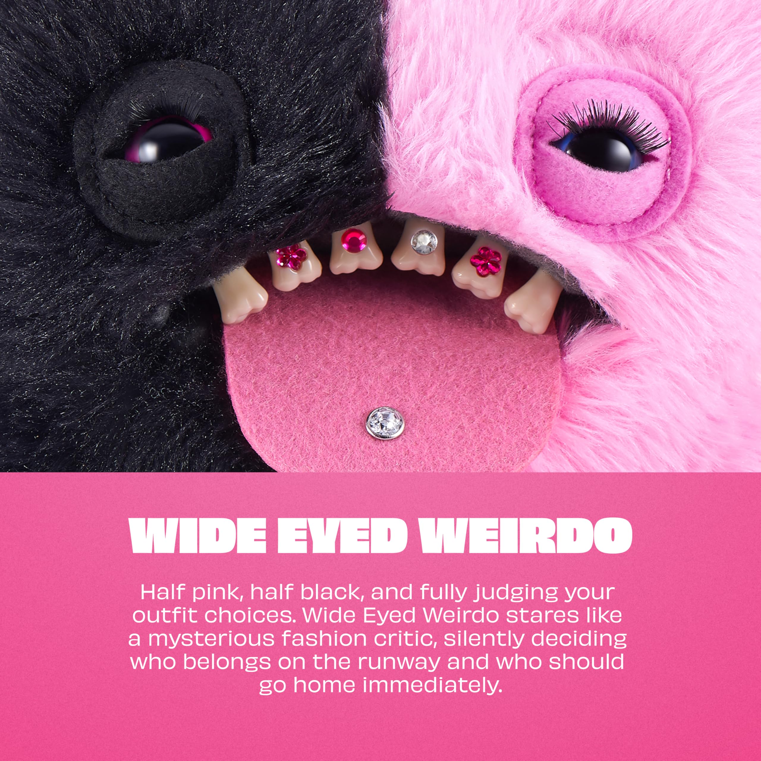 Fuggler Wide Eyed Weirdo Soft Doll - 9 Inch Plush | Polyester | Unisex Children 3